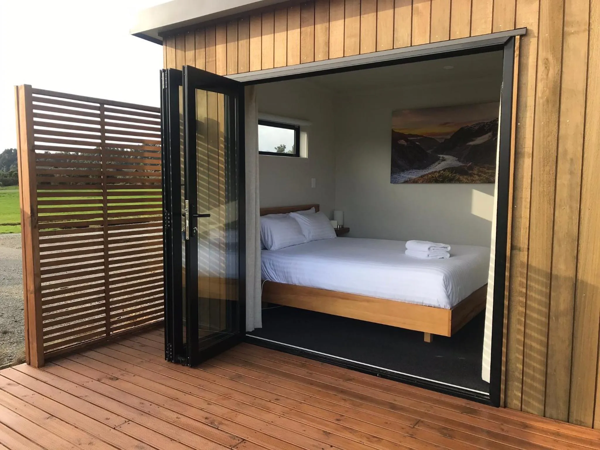 Bed in Alpine Escape