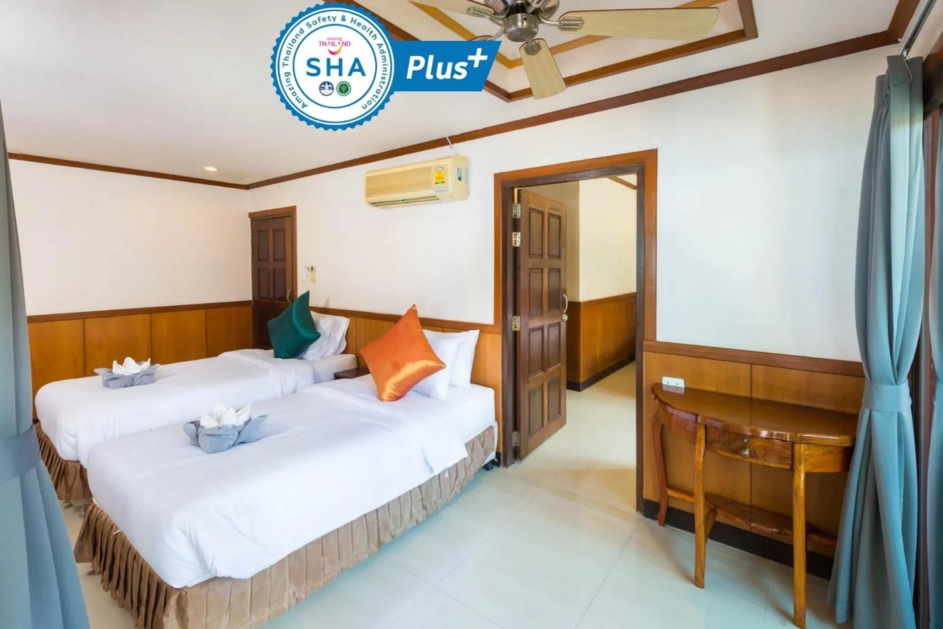 Bed in Sunrise Resort- Koh Phangan - SHA Extra Plus
