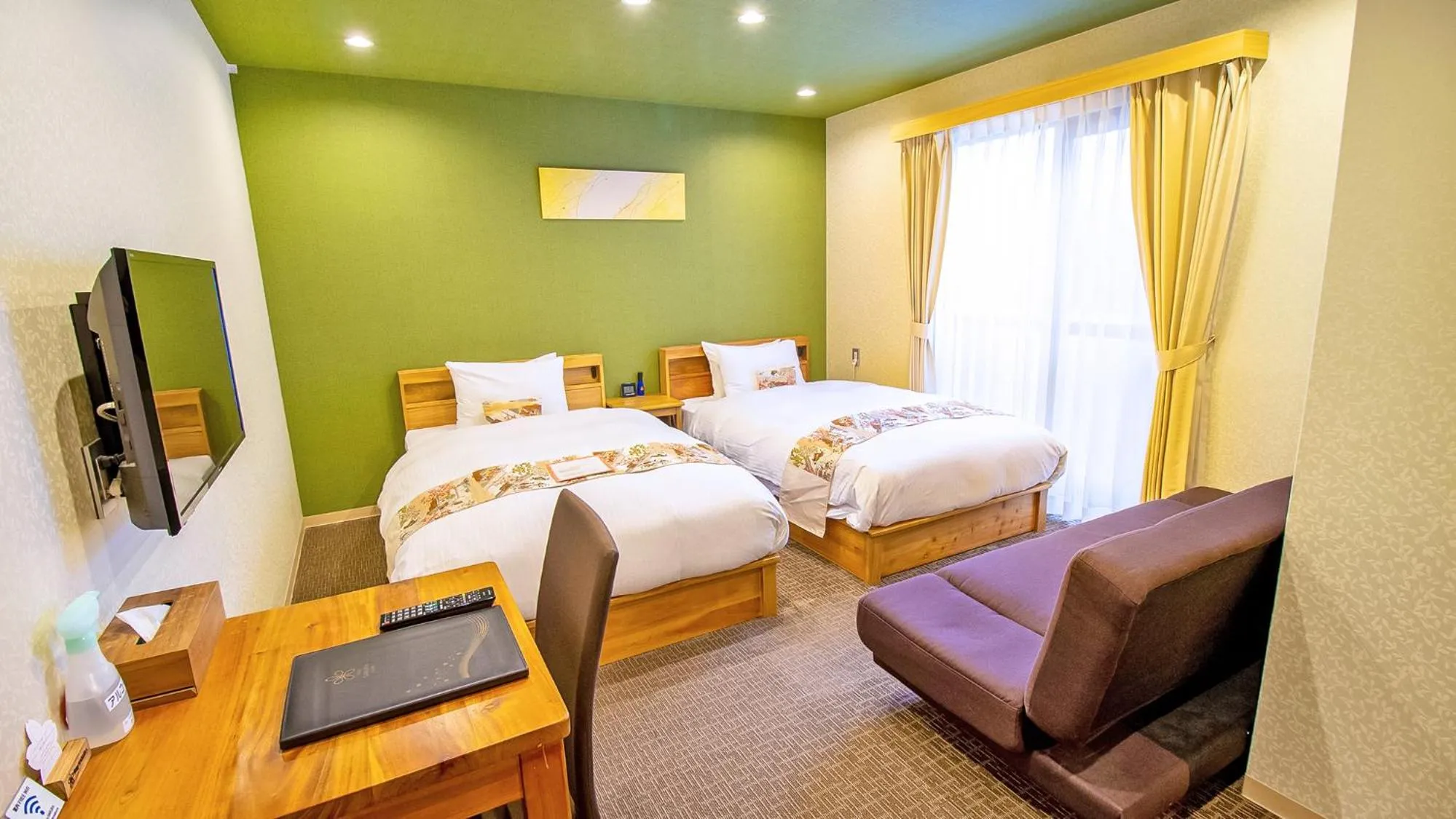 Bed in Stay SAKURA Kyoto Gyoen East