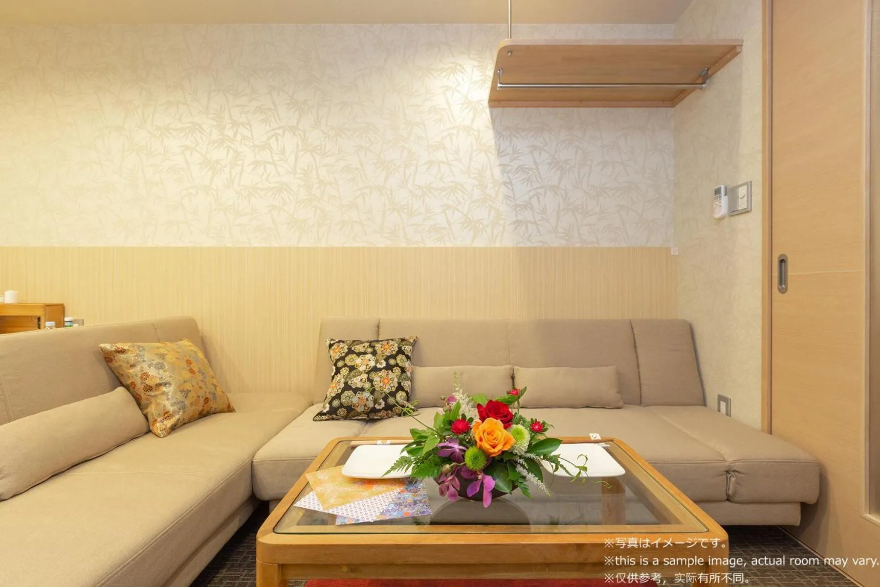 Living room in Stay SAKURA Kyoto Gyoen East