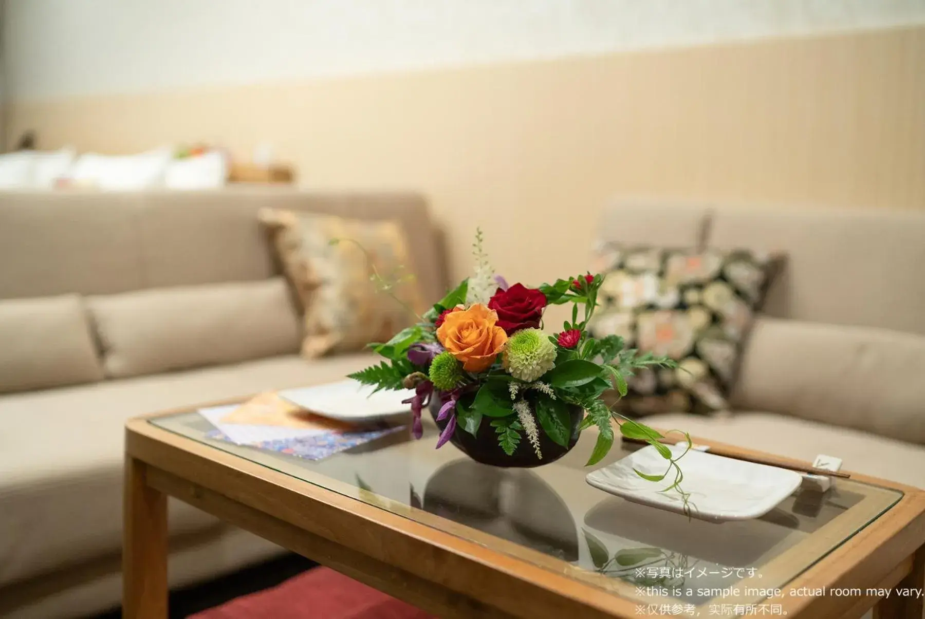 Living room in Stay SAKURA Kyoto Gyoen East Living room in Stay SAKURA Kyoto Gyoen East