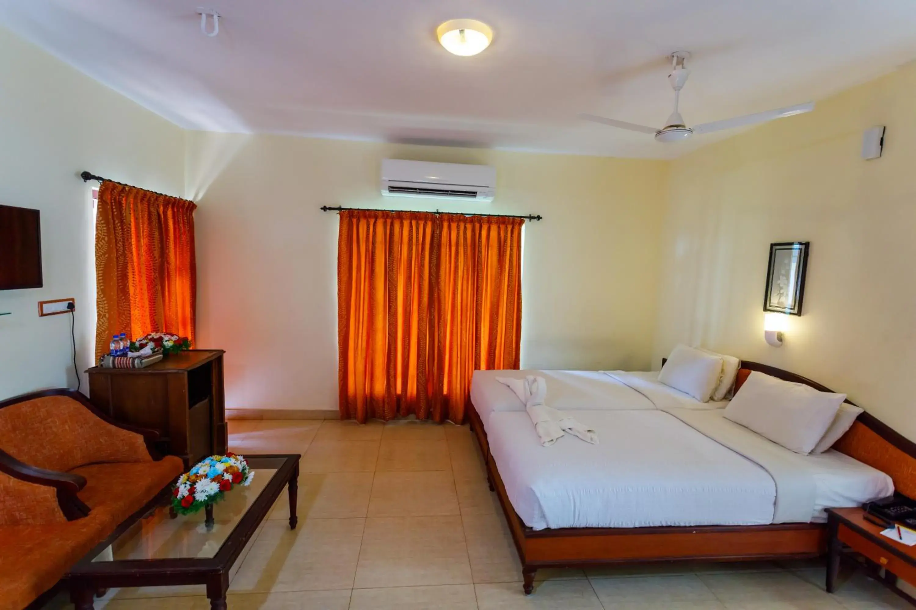 Deluxe Double or Twin Room with Sea View - single occupancy in Kappad Beach Resort Deluxe Double or Twin Room with Sea View - single occupancy in Kappad Beach Resort