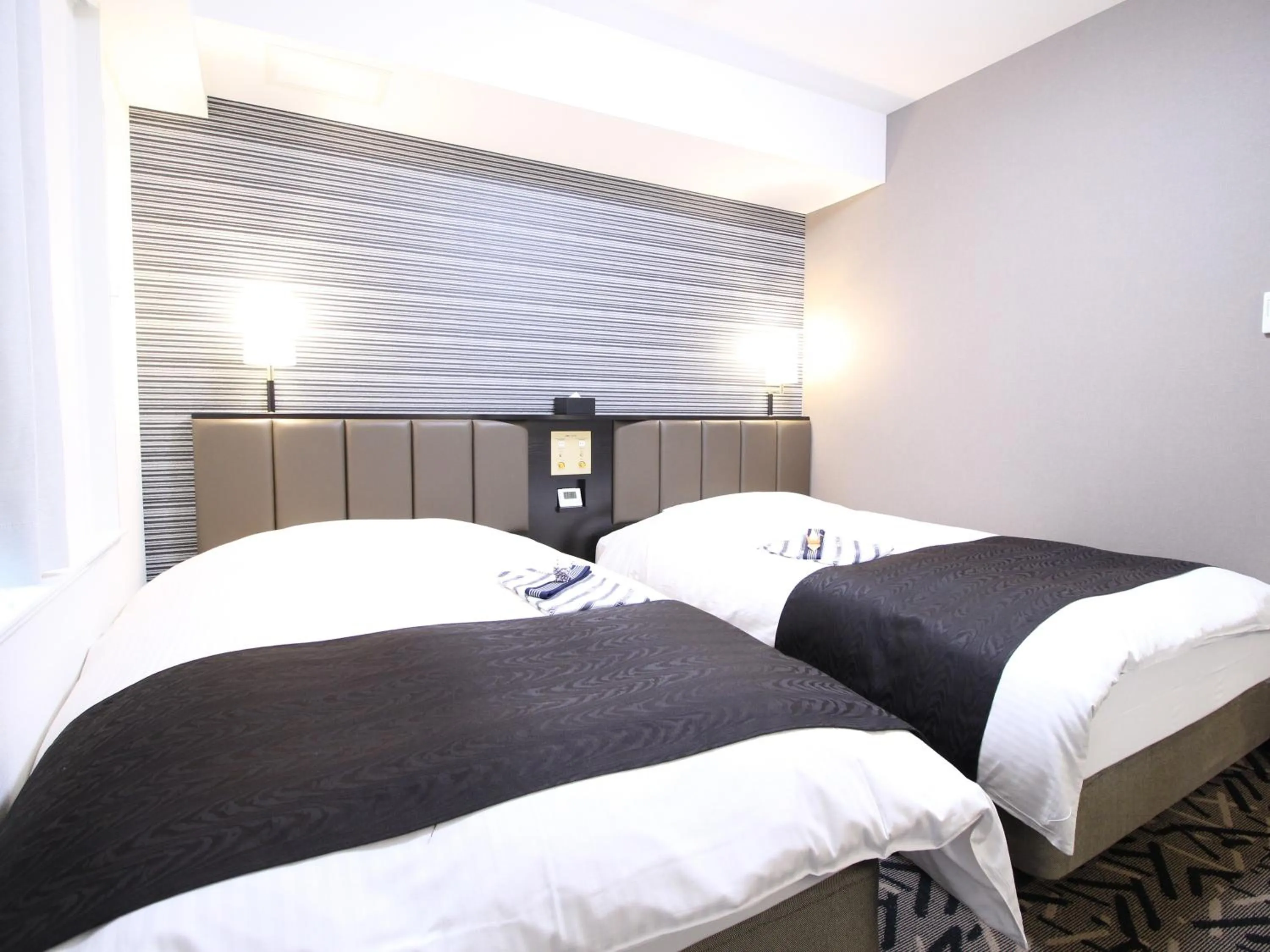 Bed in APA Hotel Hikoneminami