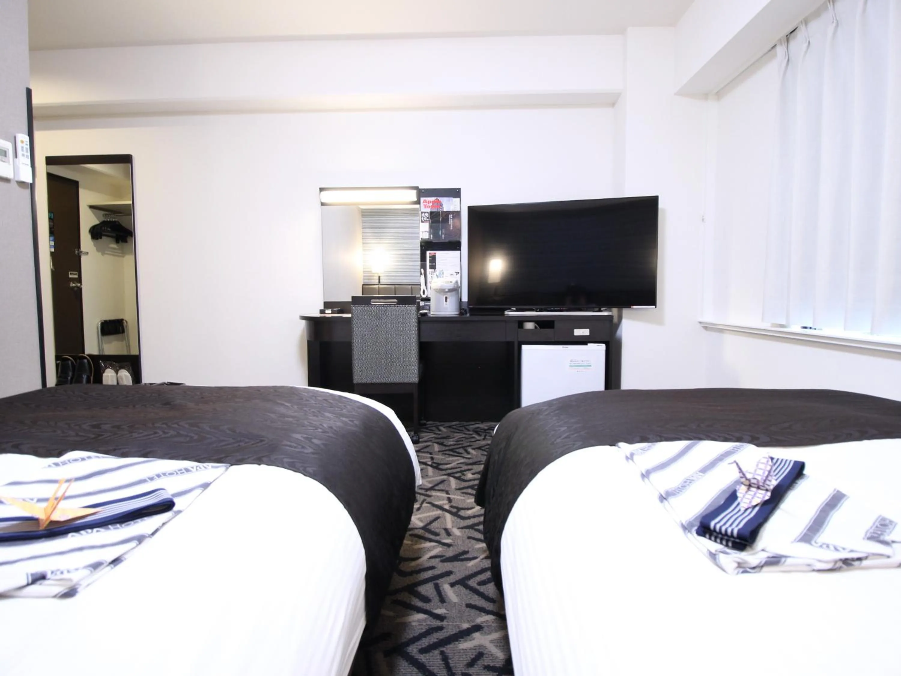 Bed in APA Hotel Hikoneminami