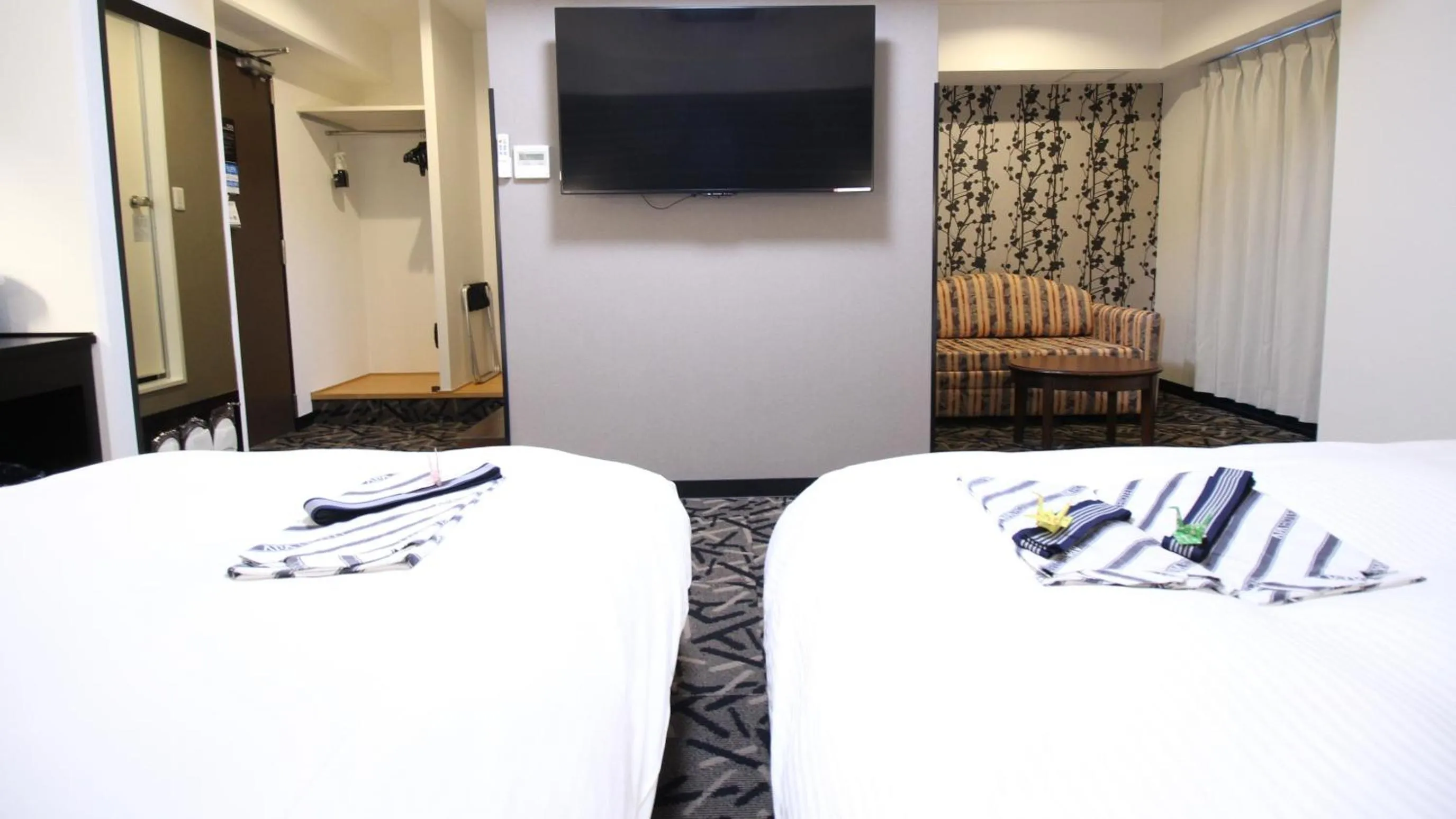 Bed in APA Hotel Hikoneminami