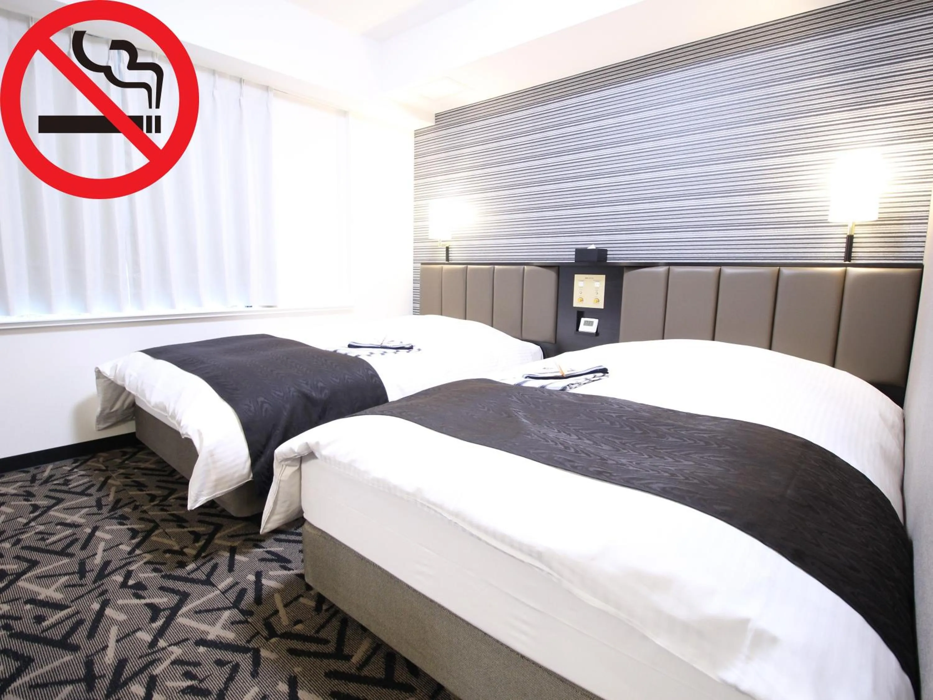 Bed in APA Hotel Hikoneminami