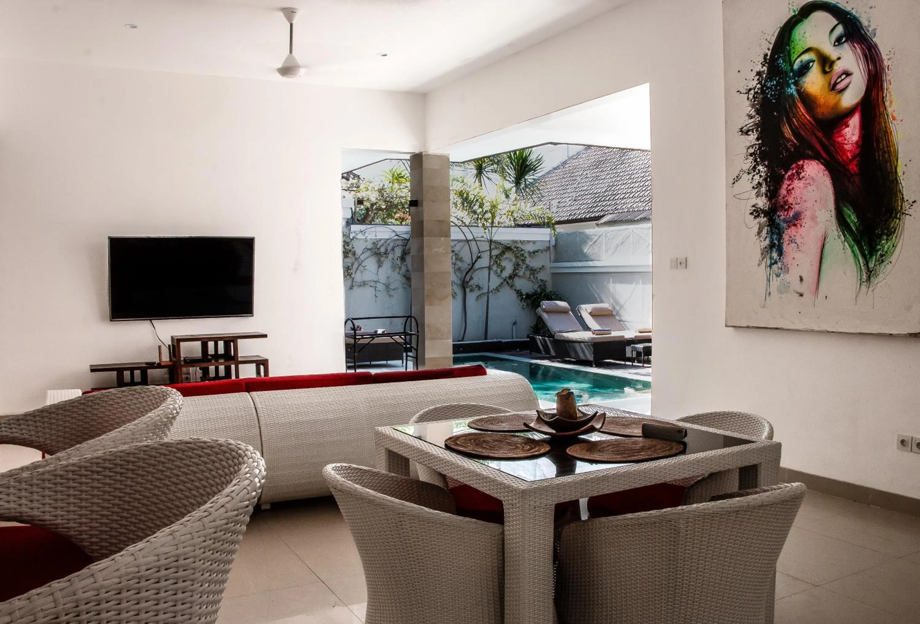 Living room in Kokomo Resort