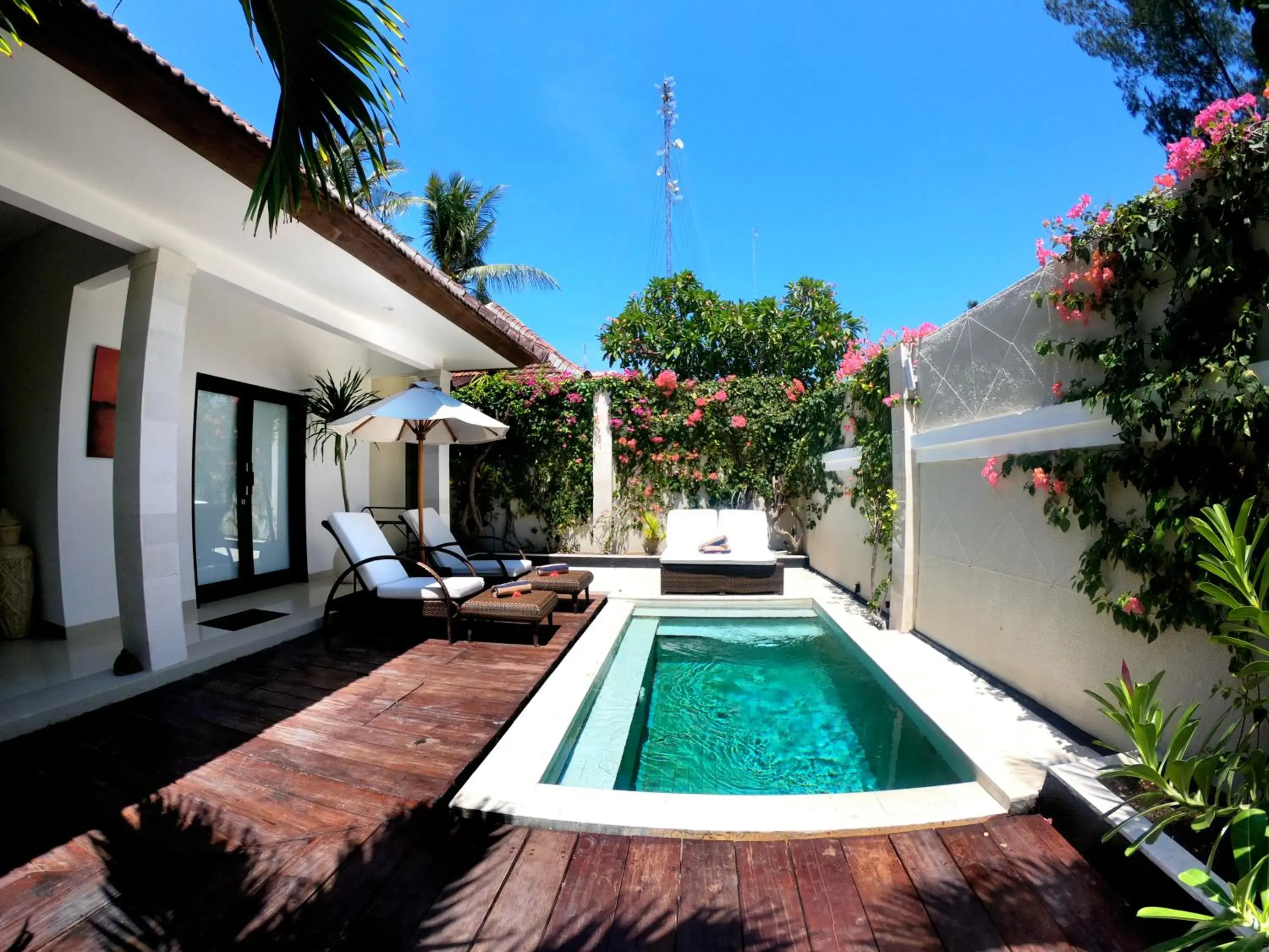 Pool view in Kokomo Resort Pool view in Kokomo Resort