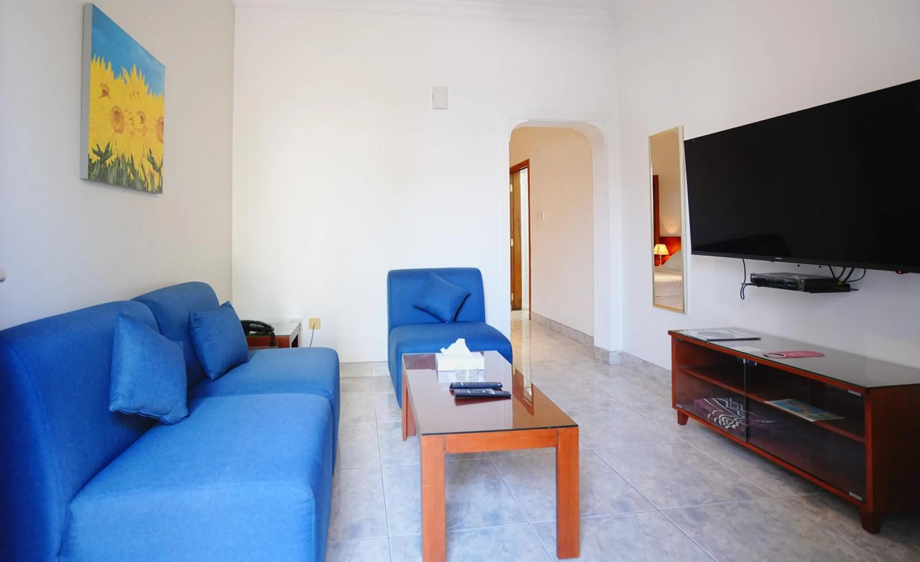 Communal lounge/ TV room in Tropicana Hotel