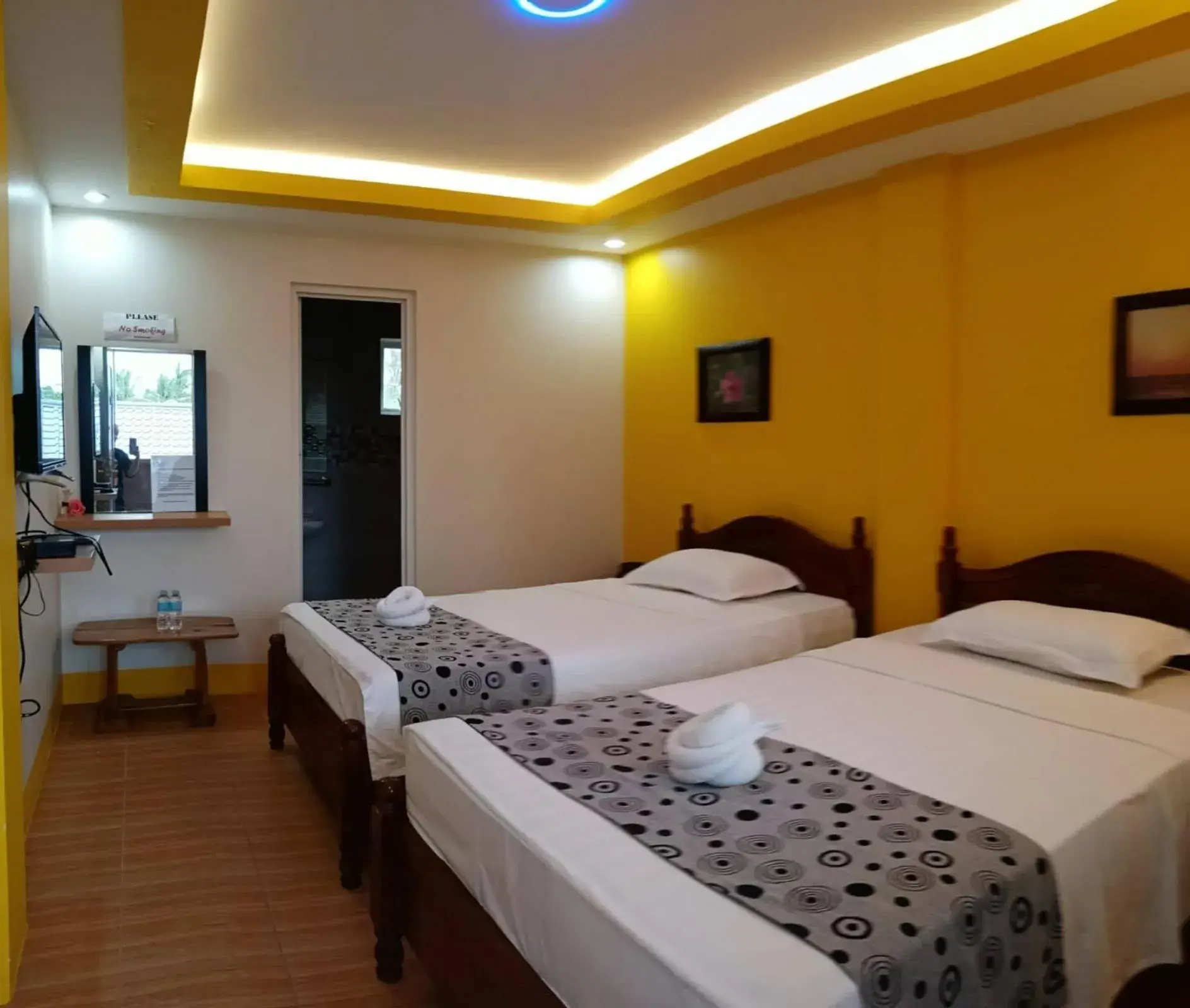 Bed in Jelly's Haven Resort Bed in Jelly's Haven Resort