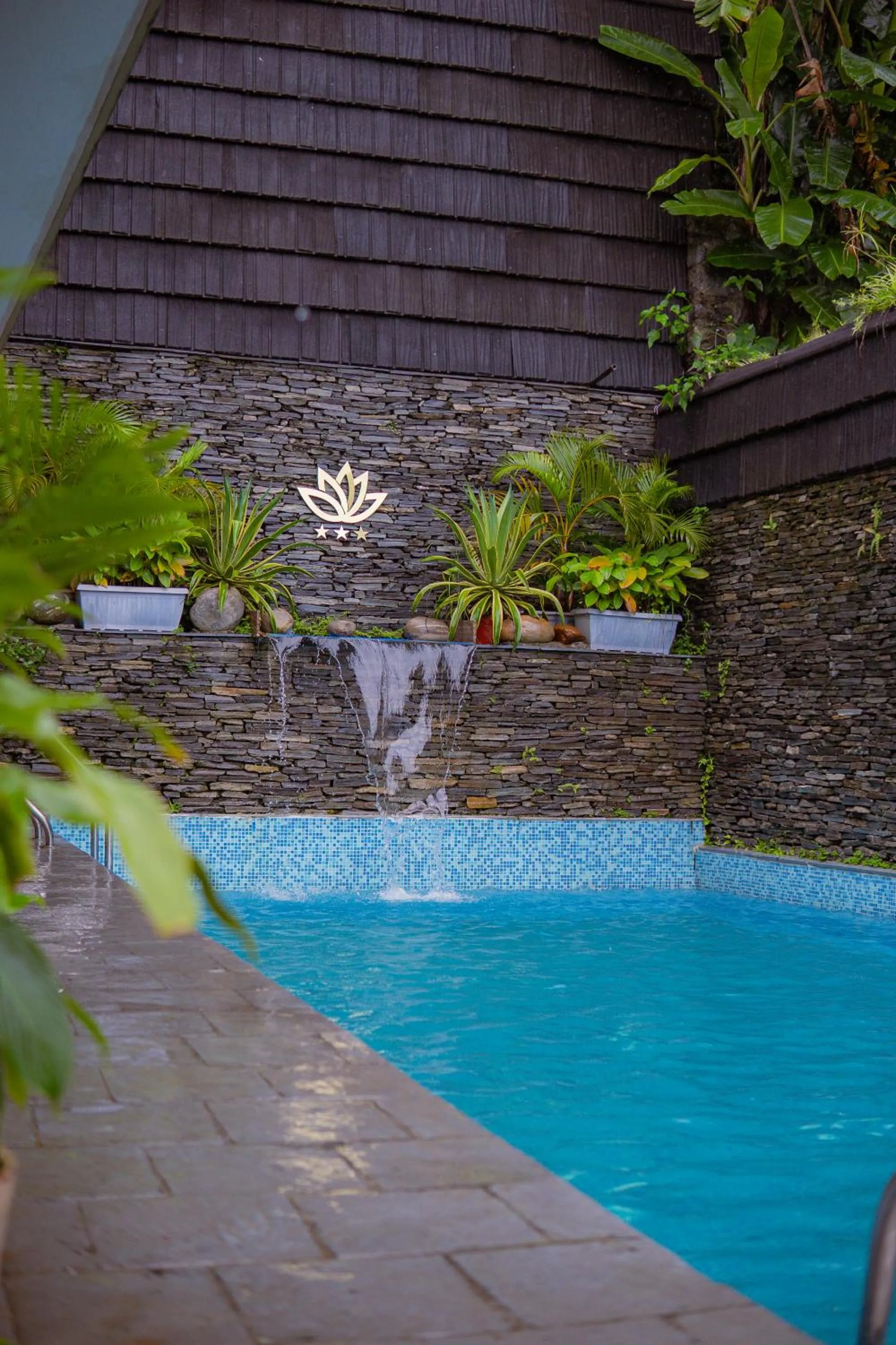 Swimming pool in Pokhara Boutique Hotel