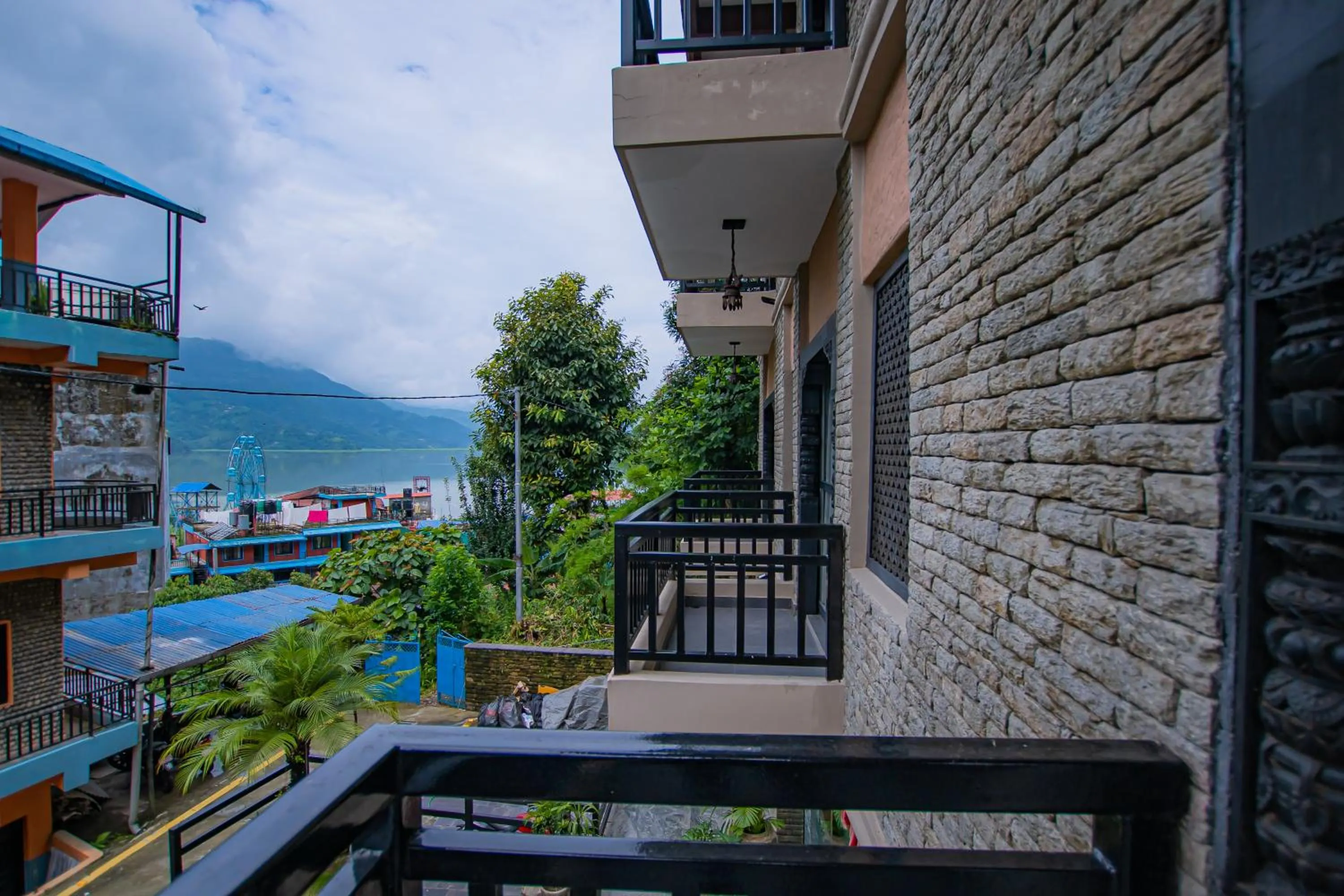 Balcony/Terrace in Pokhara Boutique Hotel