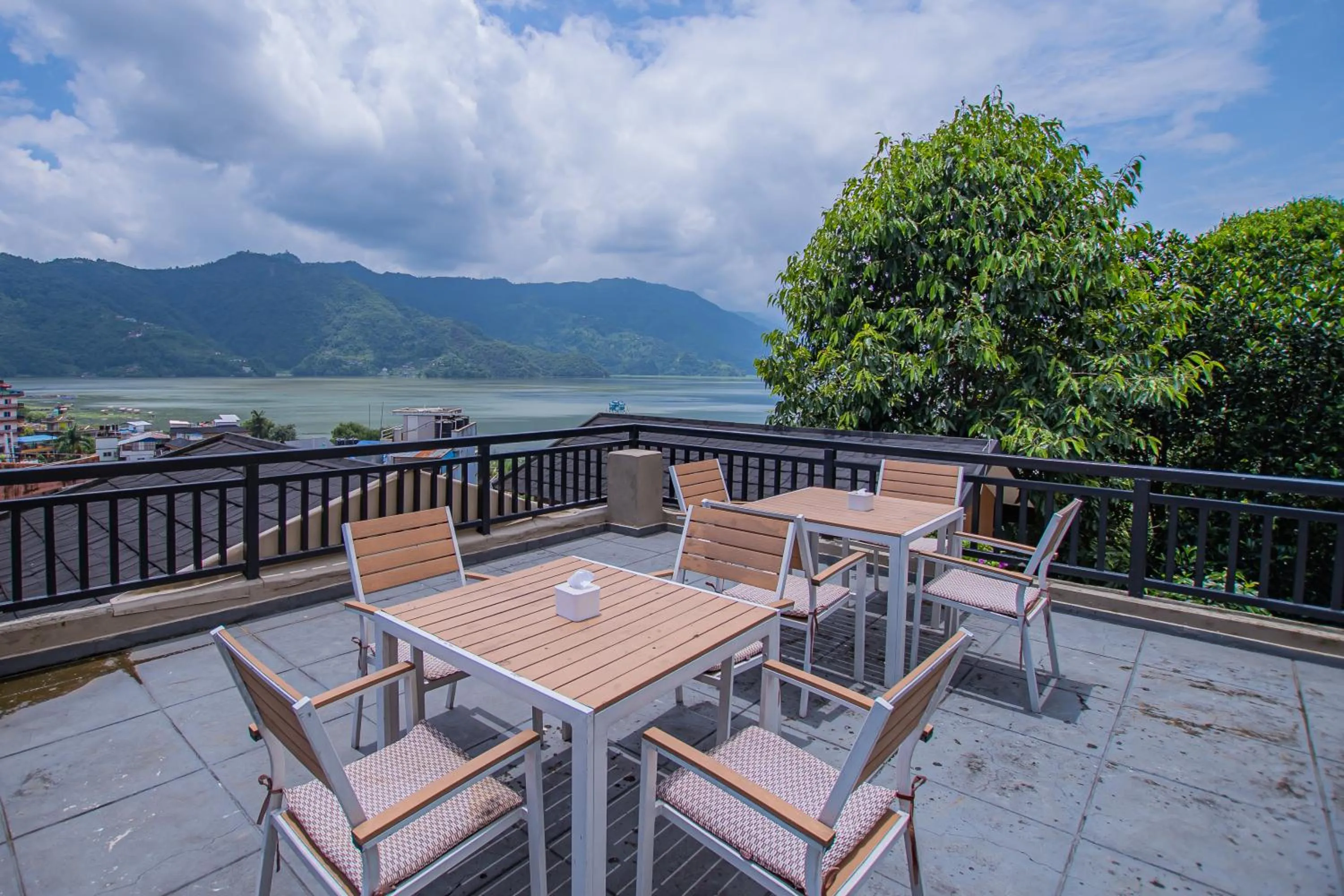 Balcony/Terrace in Pokhara Boutique Hotel