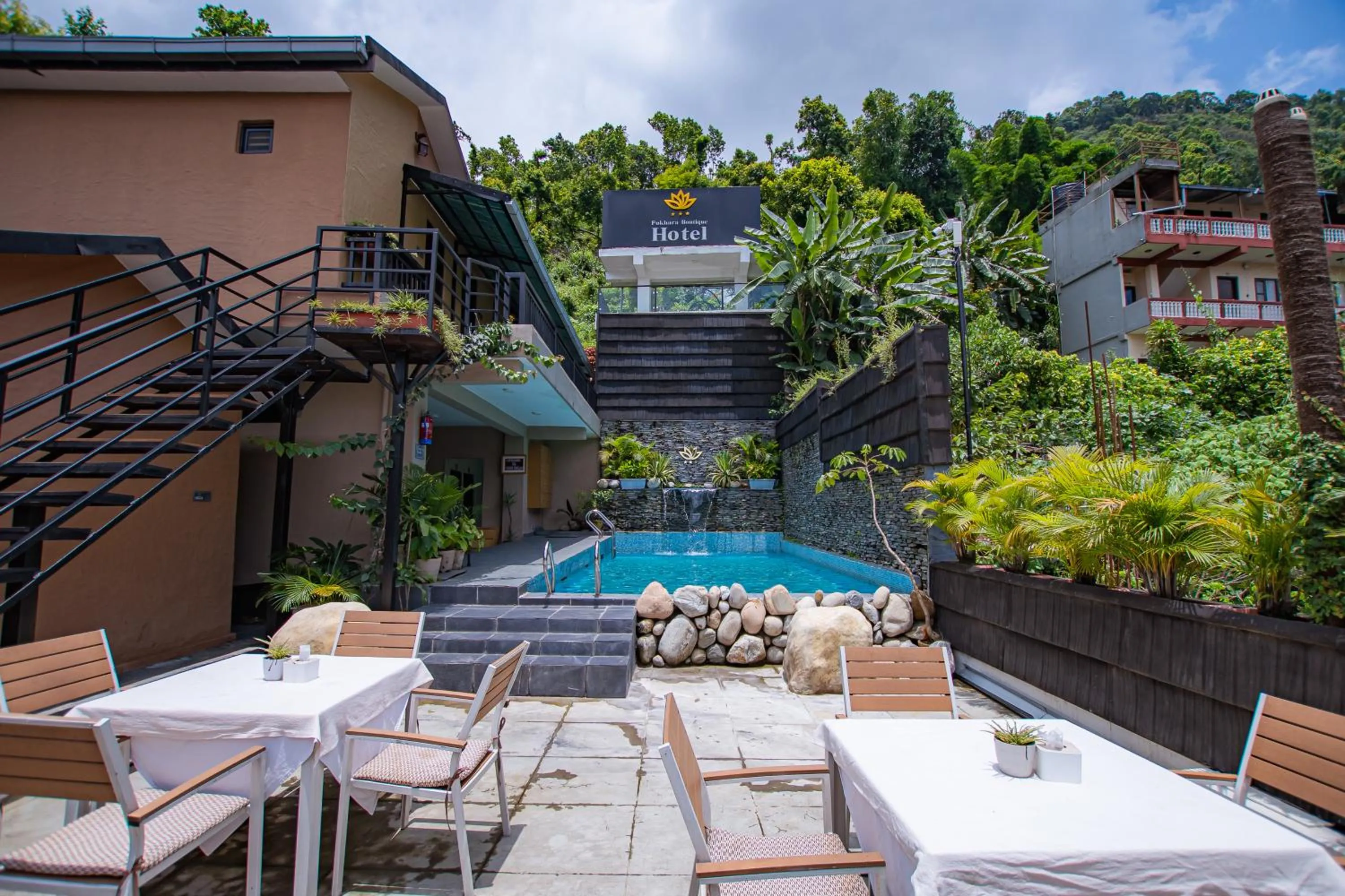 Property building in Pokhara Boutique Hotel
