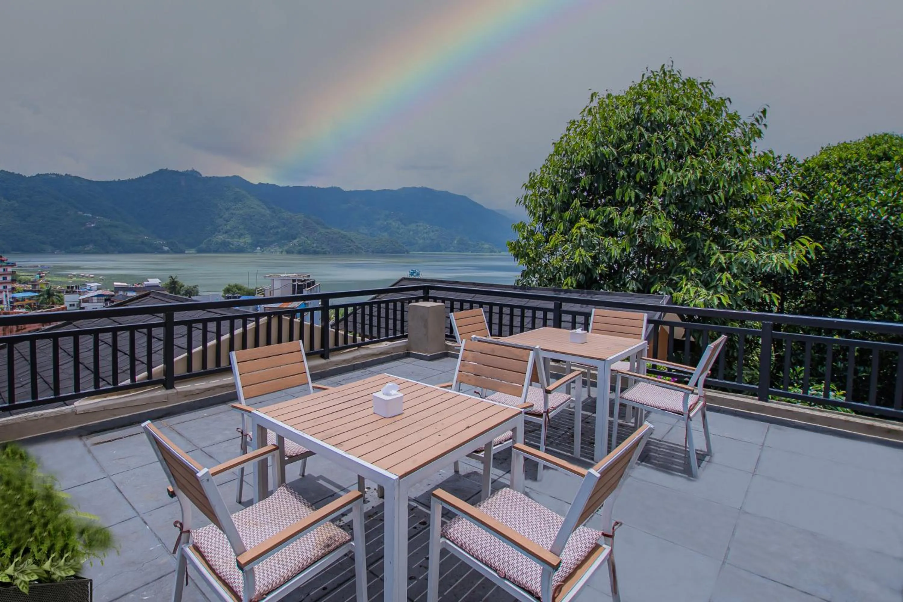 Lake view in Pokhara Boutique Hotel