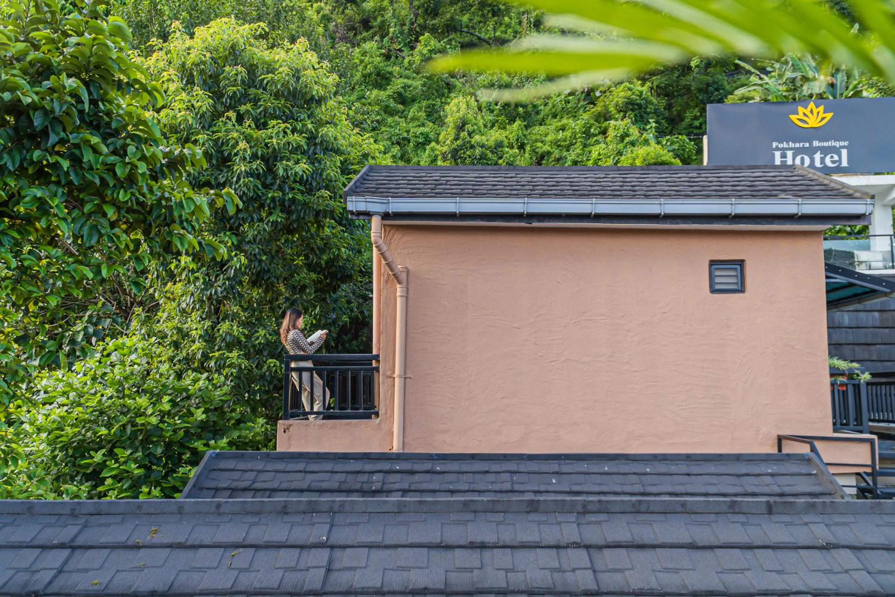 Property building in Pokhara Boutique Hotel