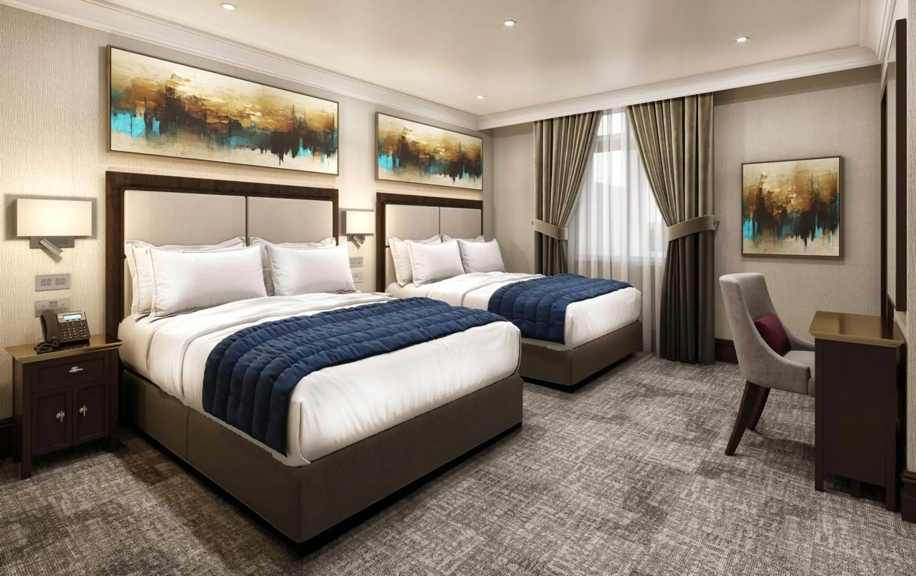 Bedroom in Rochester Hotel by Blue Orchid Bedroom in Rochester Hotel by Blue Orchid