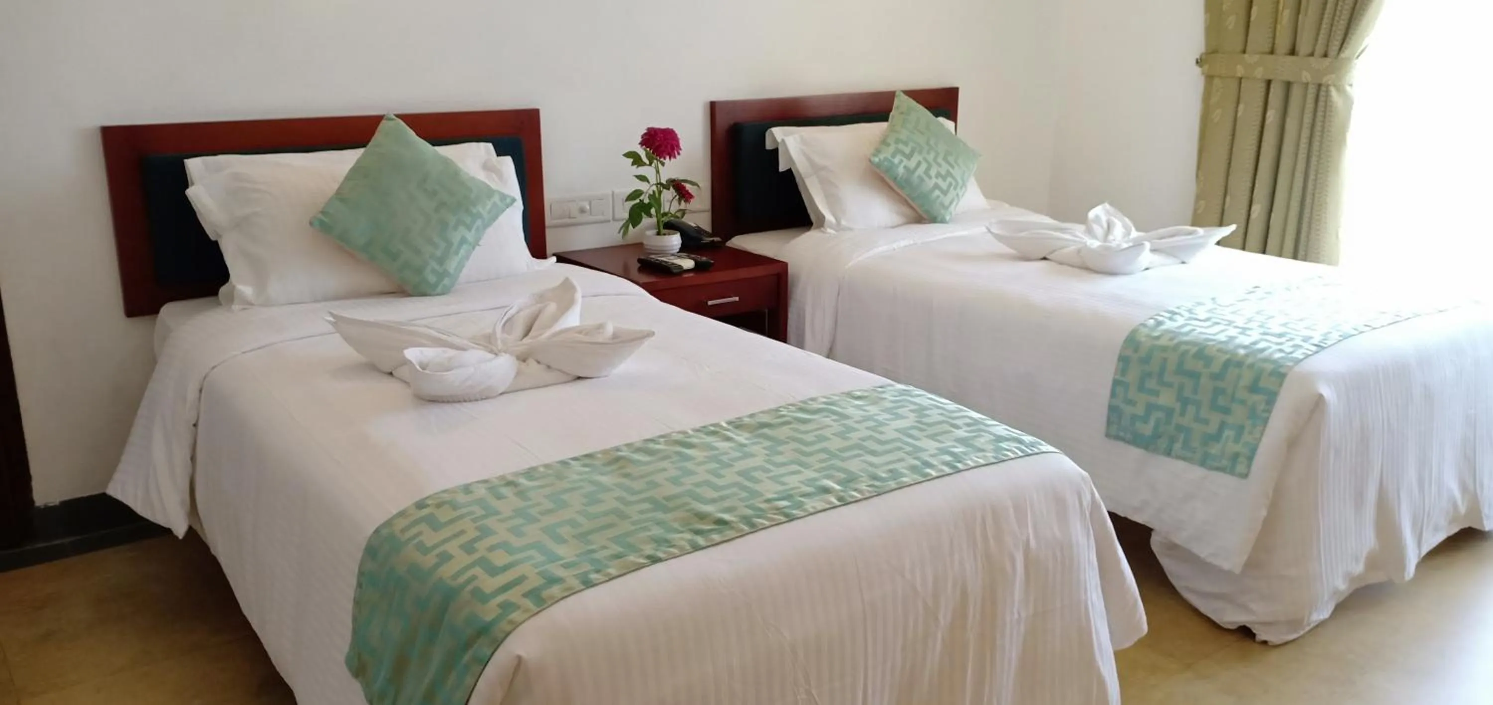 Bed in Green Fields Kumarakom