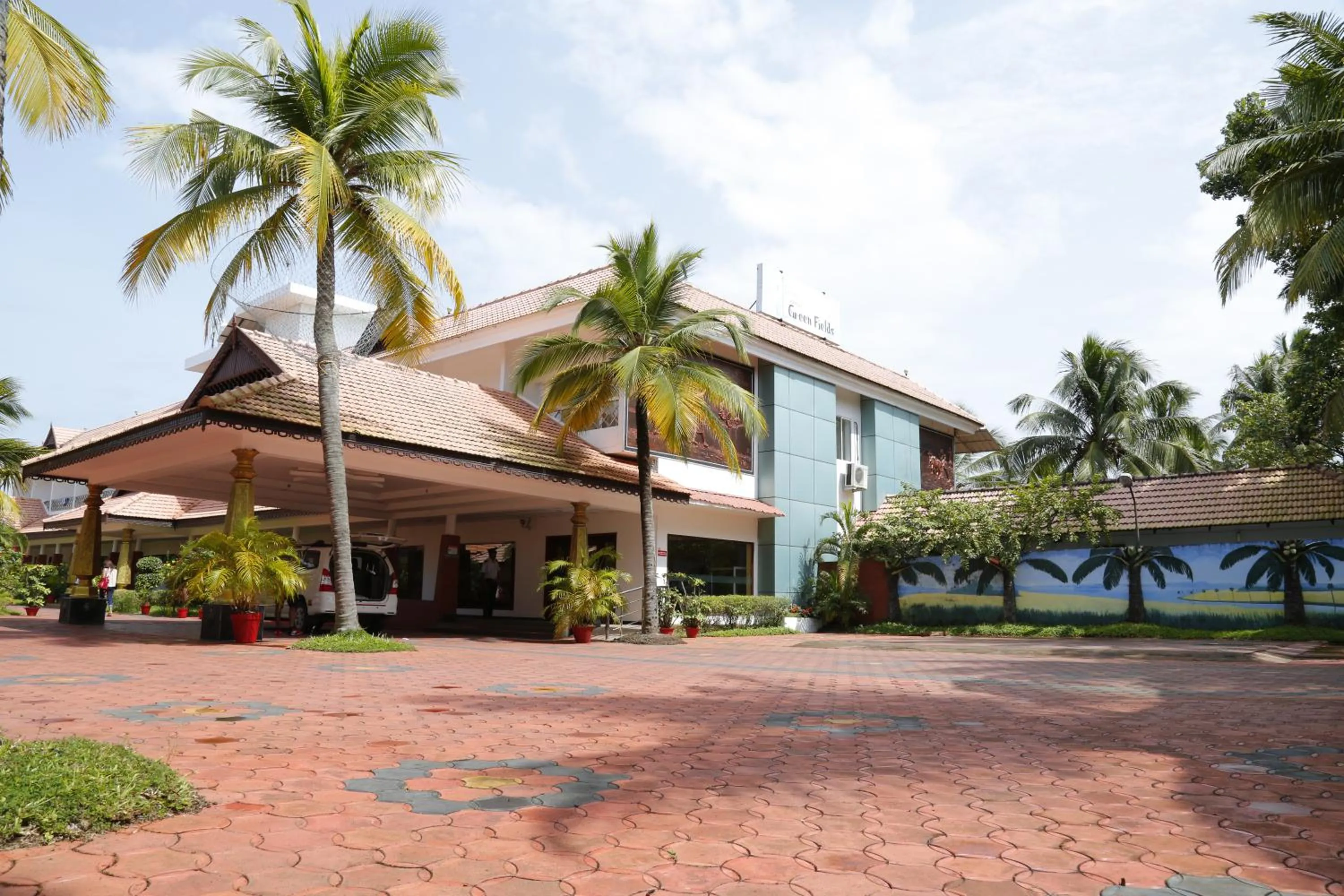 Property building in Green Fields Kumarakom