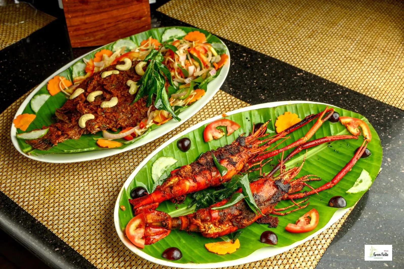 Food in Green Fields Kumarakom