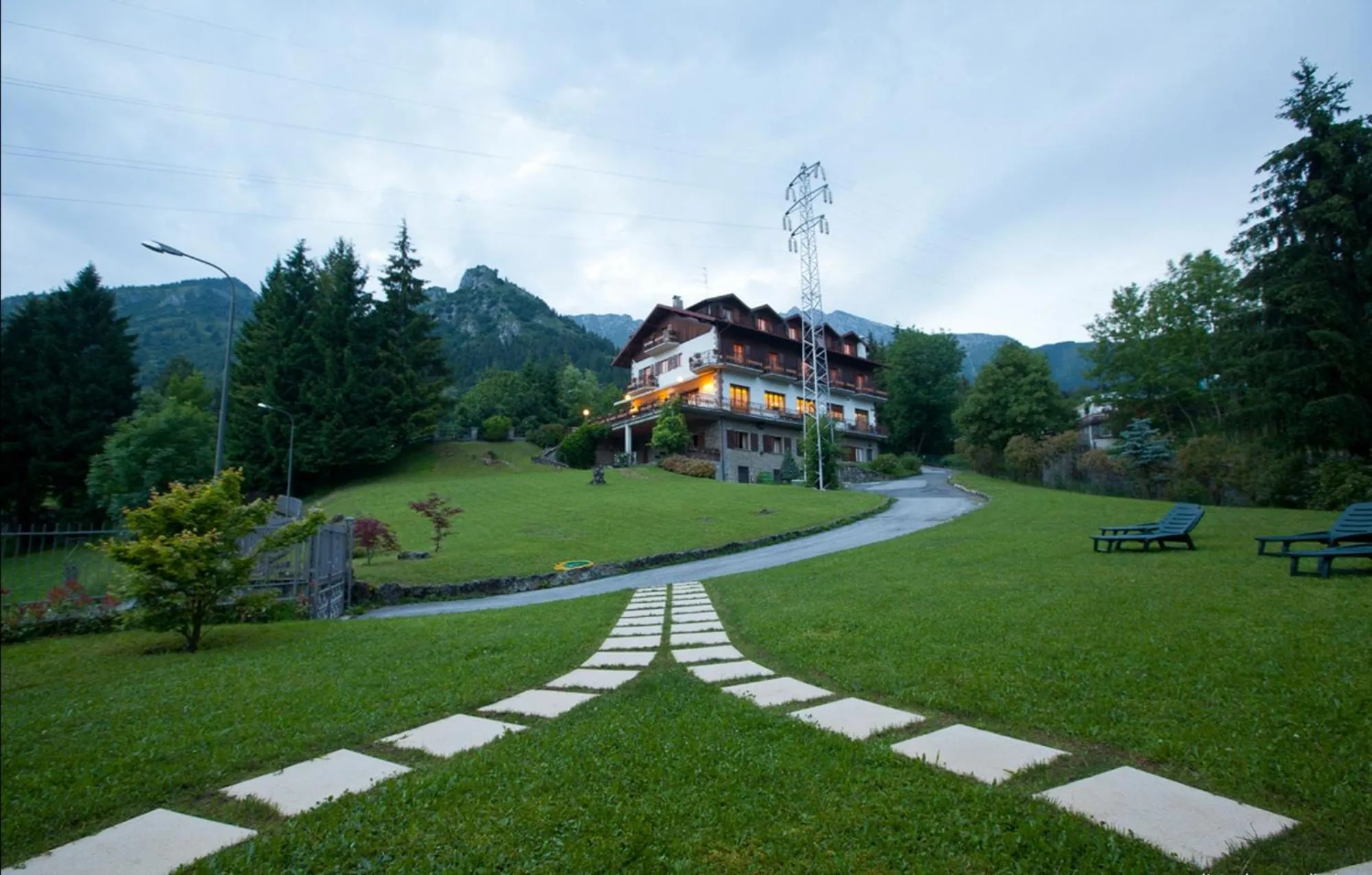 Garden in Albergo Ristorante Scanapà
