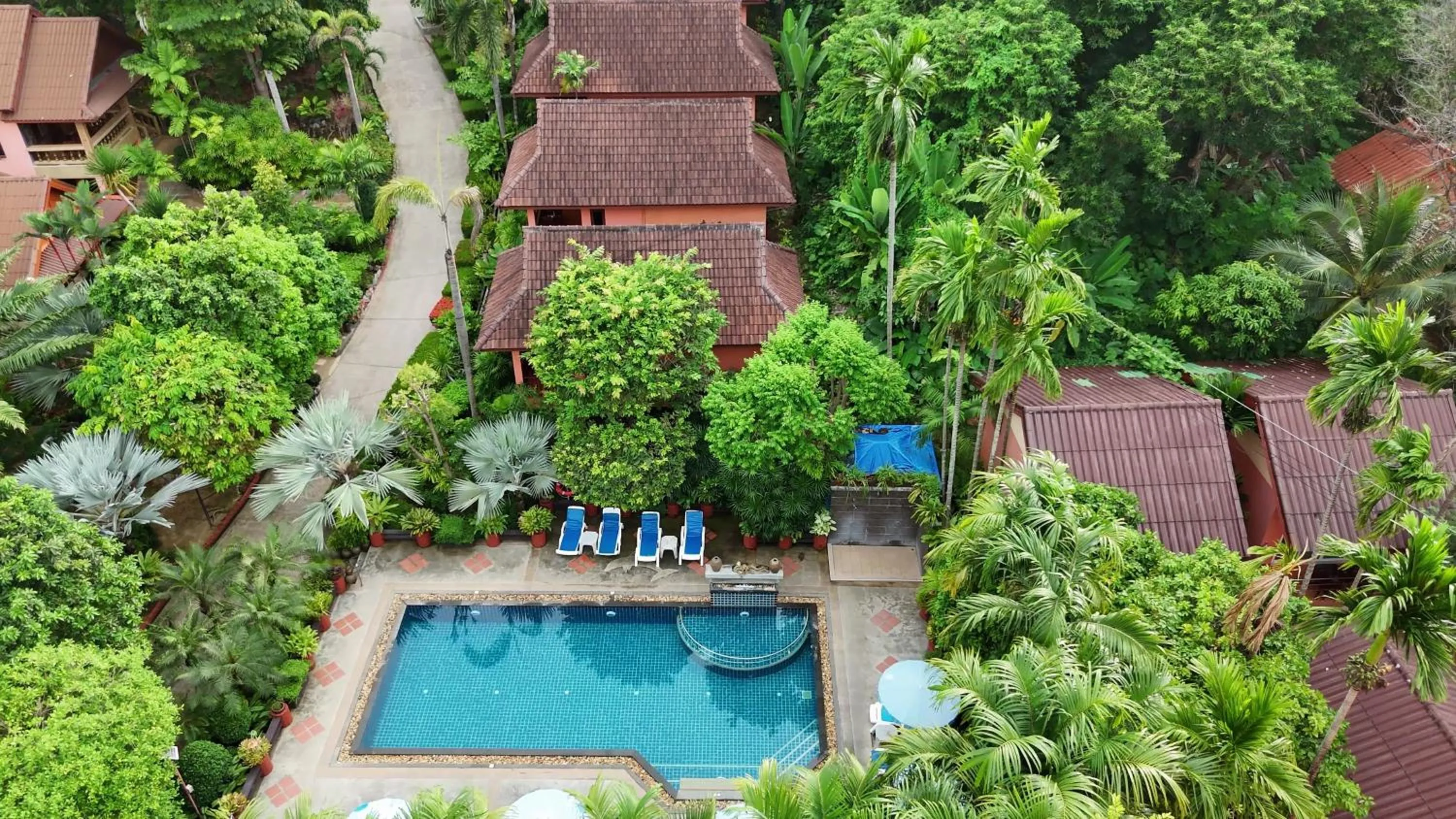 Bird's eye view in Baan Vanida Garden Resort