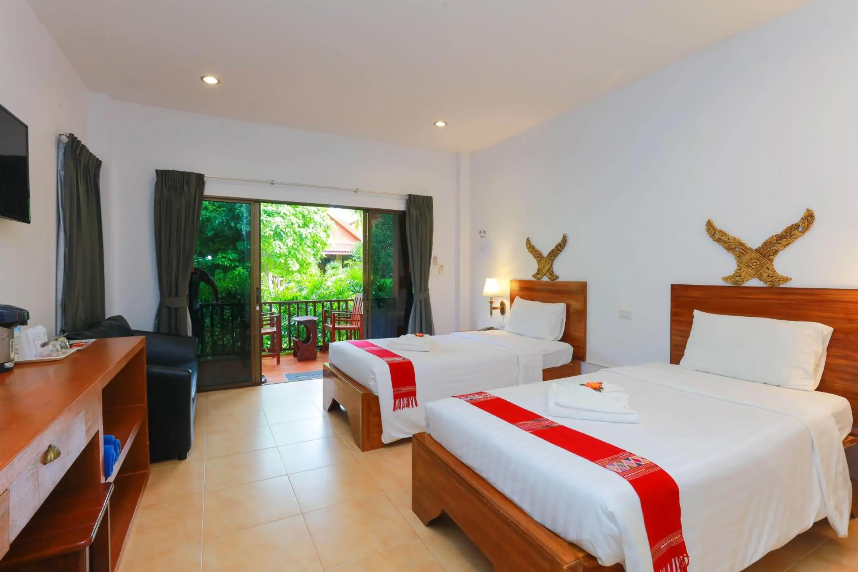 Bed in Baan Vanida Garden Resort Bed in Baan Vanida Garden Resort