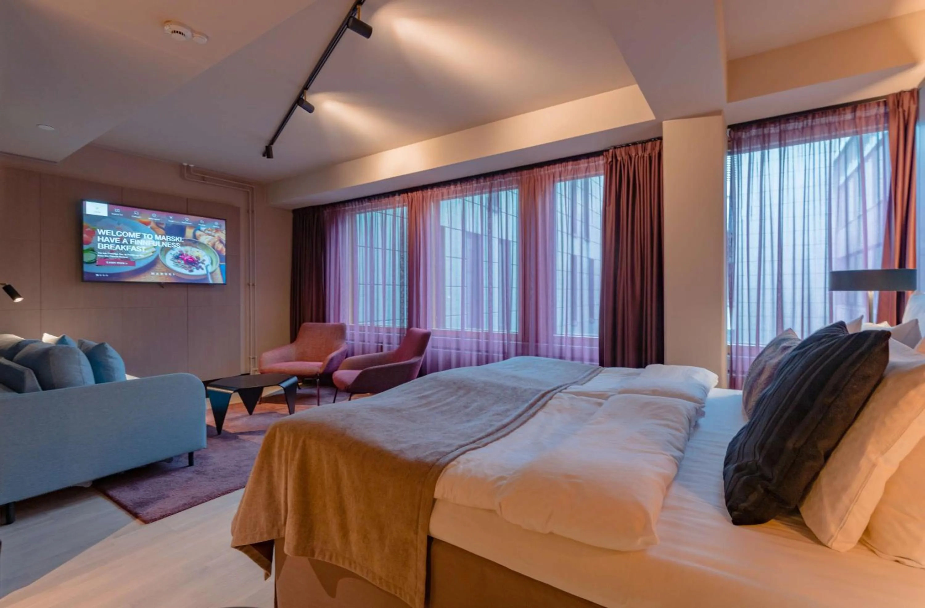 Bedroom, Bed in Marski by Scandic