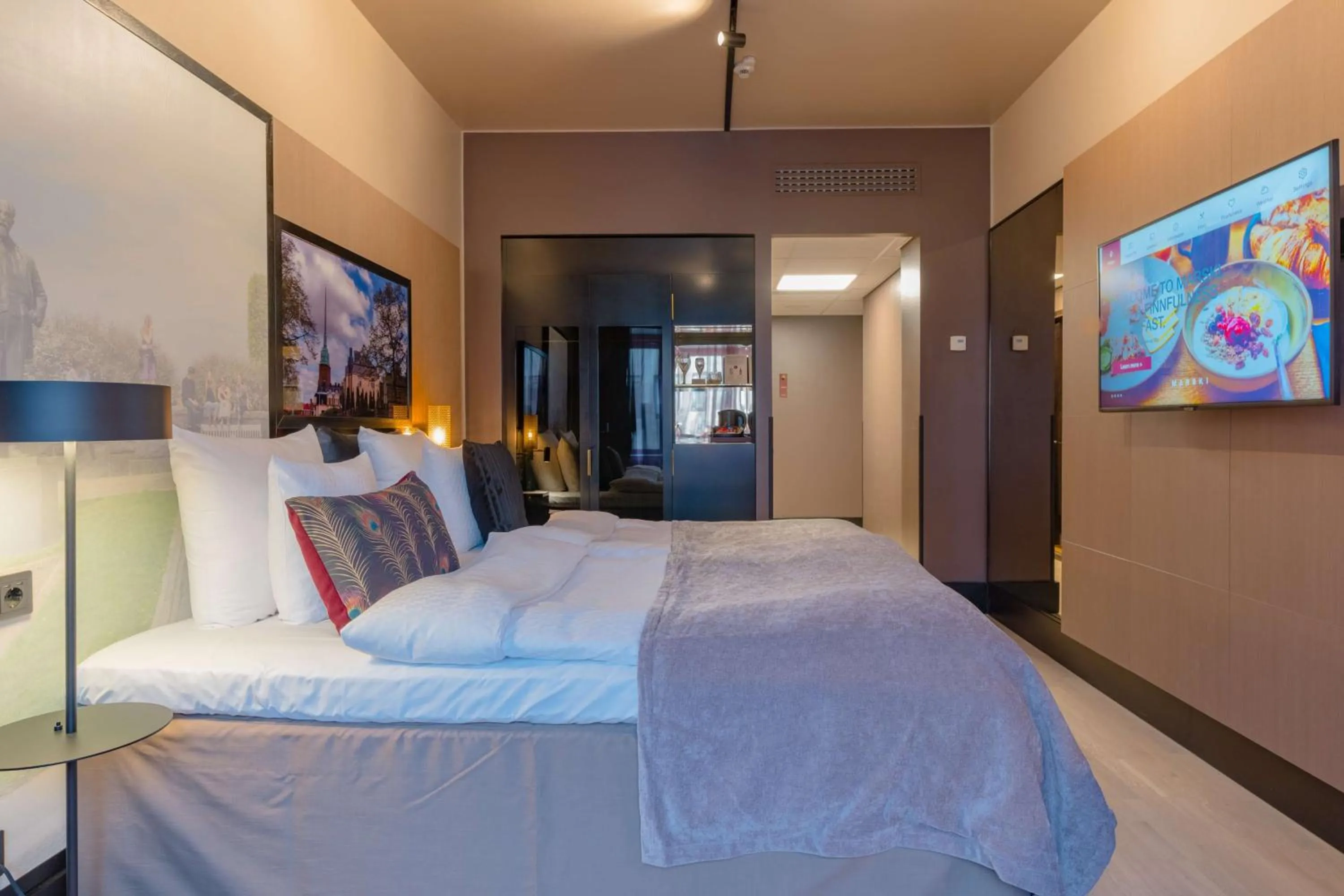 Bedroom, Bed in Marski by Scandic