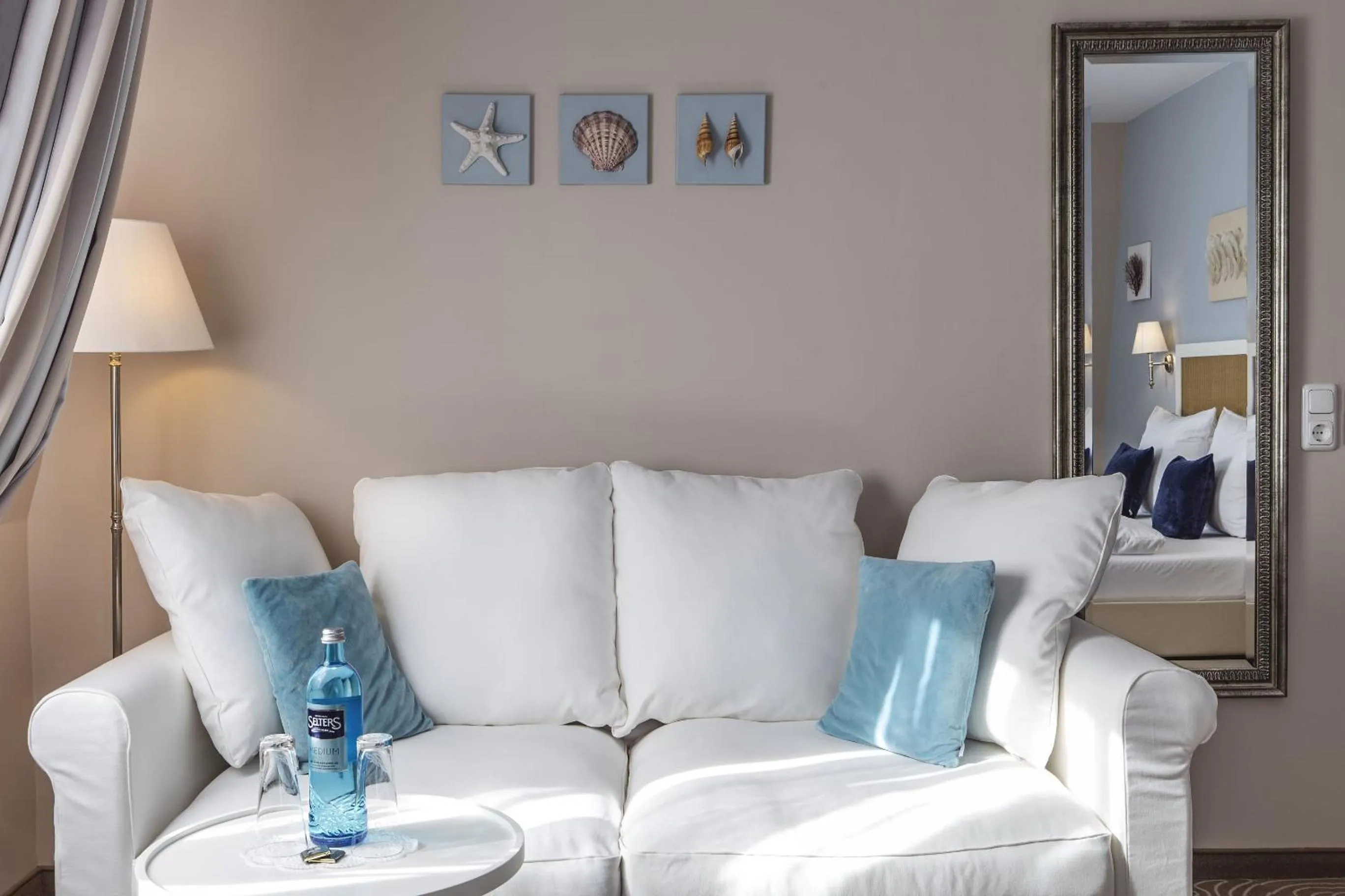 Living room in Mein Strandhaus - Hotel, Restaurant & Schwimmbad