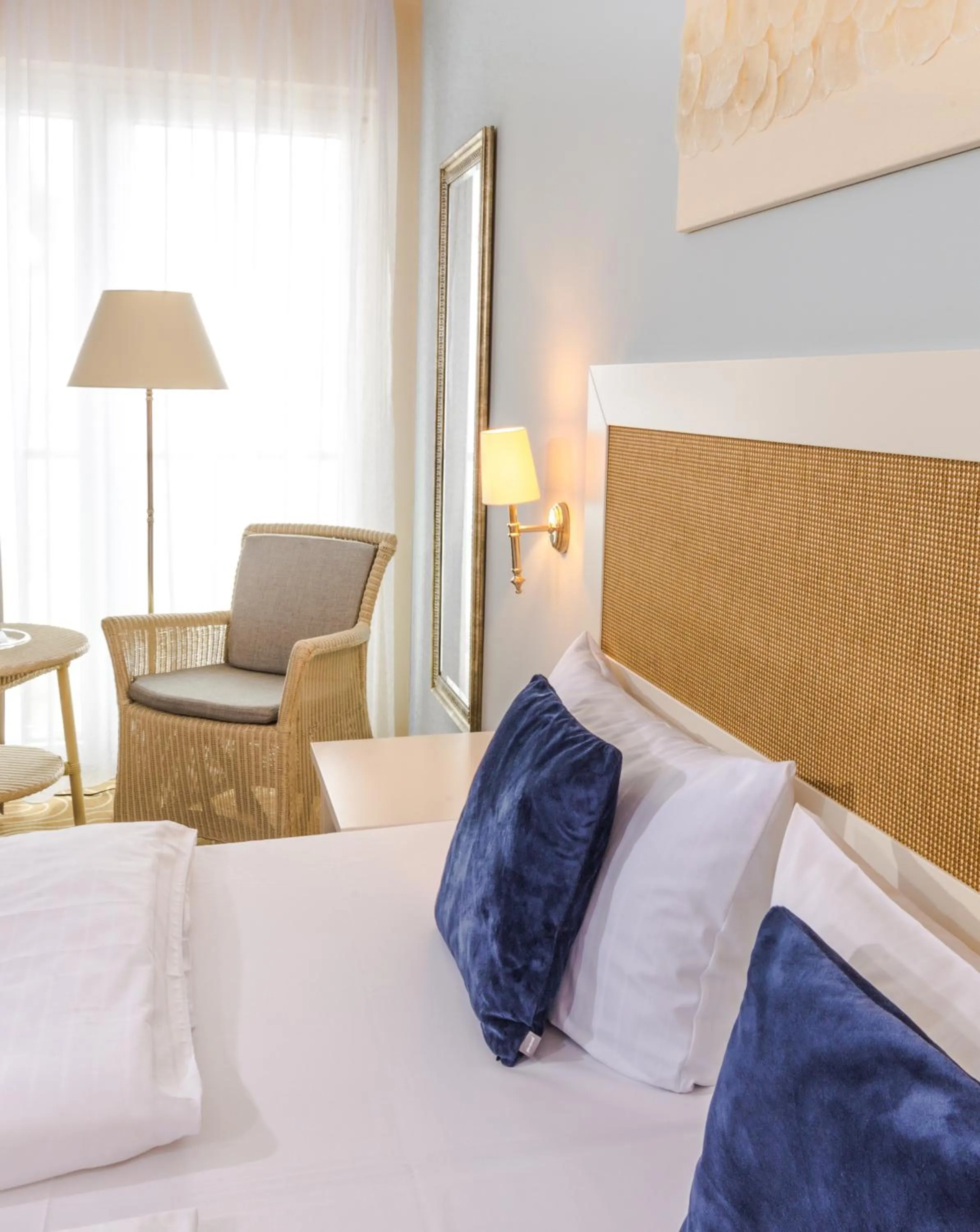 Bed in Mein Strandhaus - Hotel, Restaurant & Schwimmbad