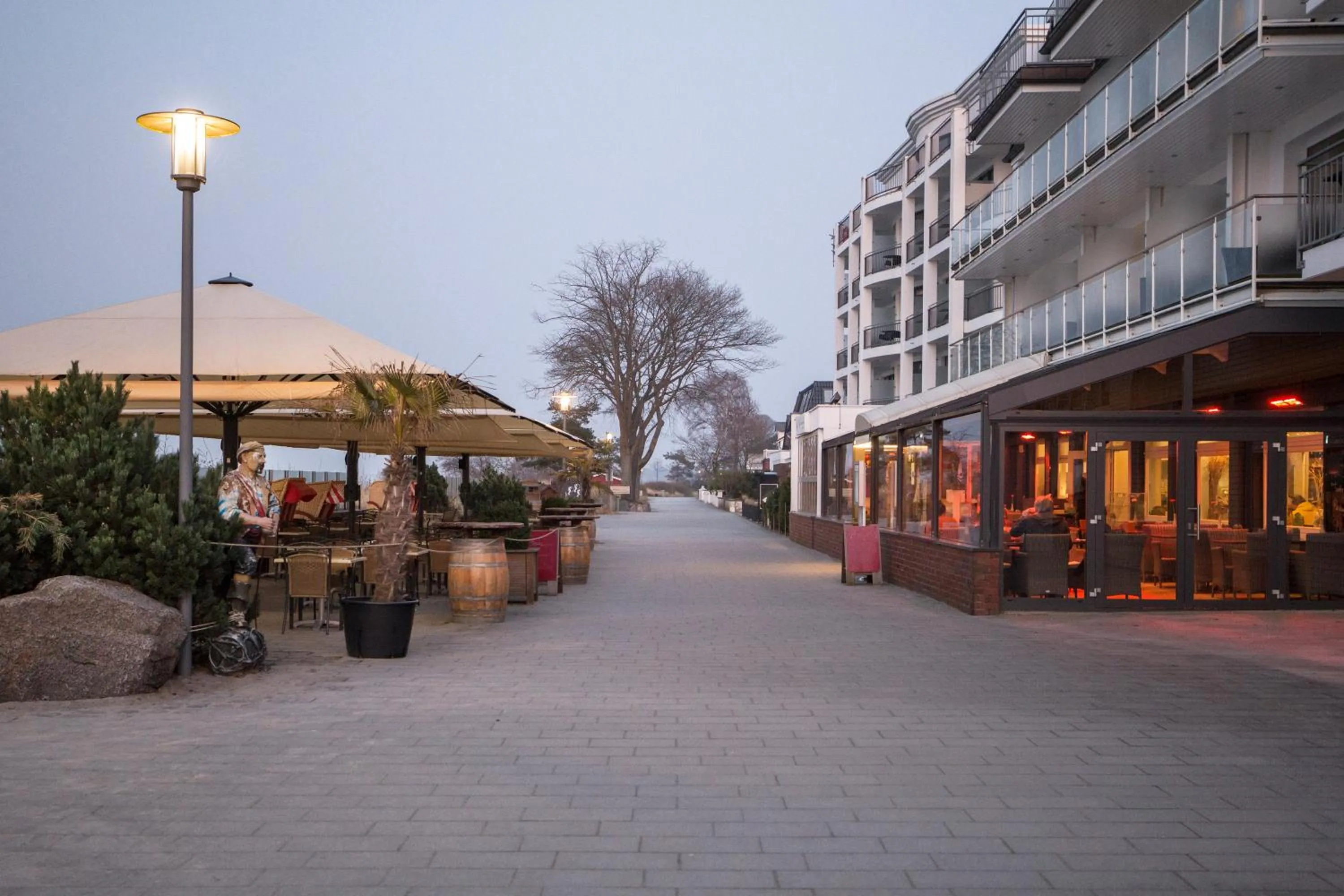 Balcony/Terrace in Mein Strandhaus - Hotel, Restaurant & Schwimmbad