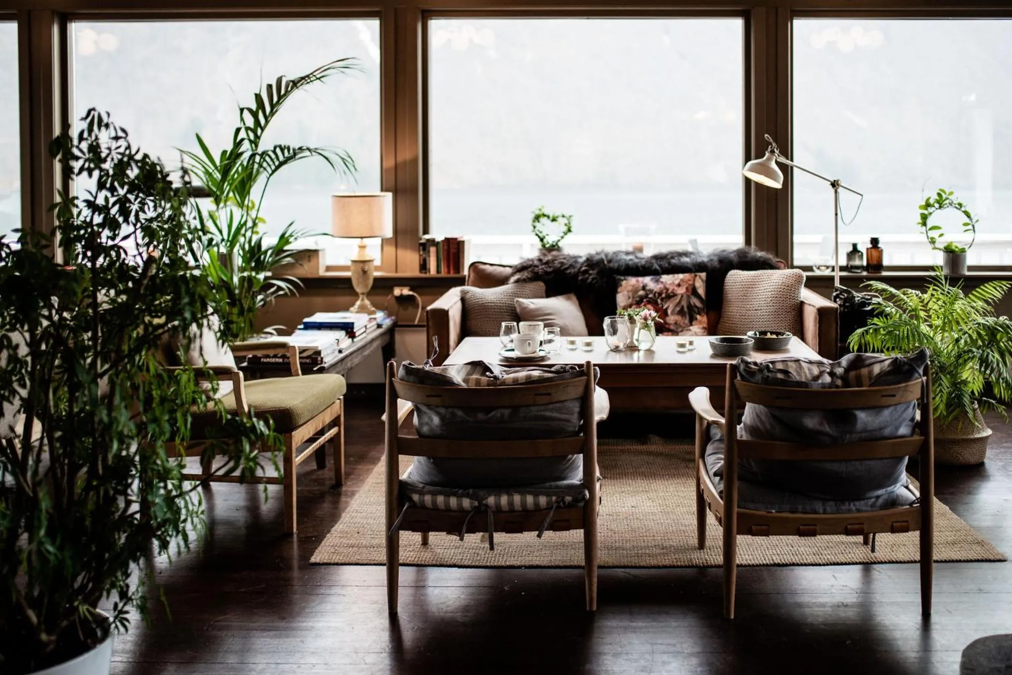 Living room in Fjærland Fjordstove Hotell - Huseby Hotelldrift AS