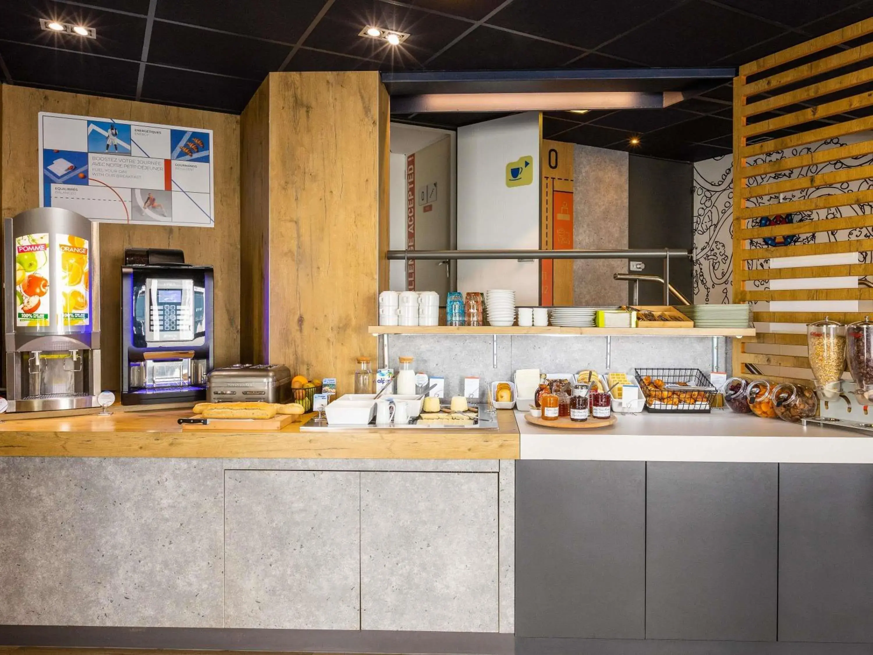 Breakfast in ibis budget Angoulême Centre Breakfast in ibis budget Angoulême Centre