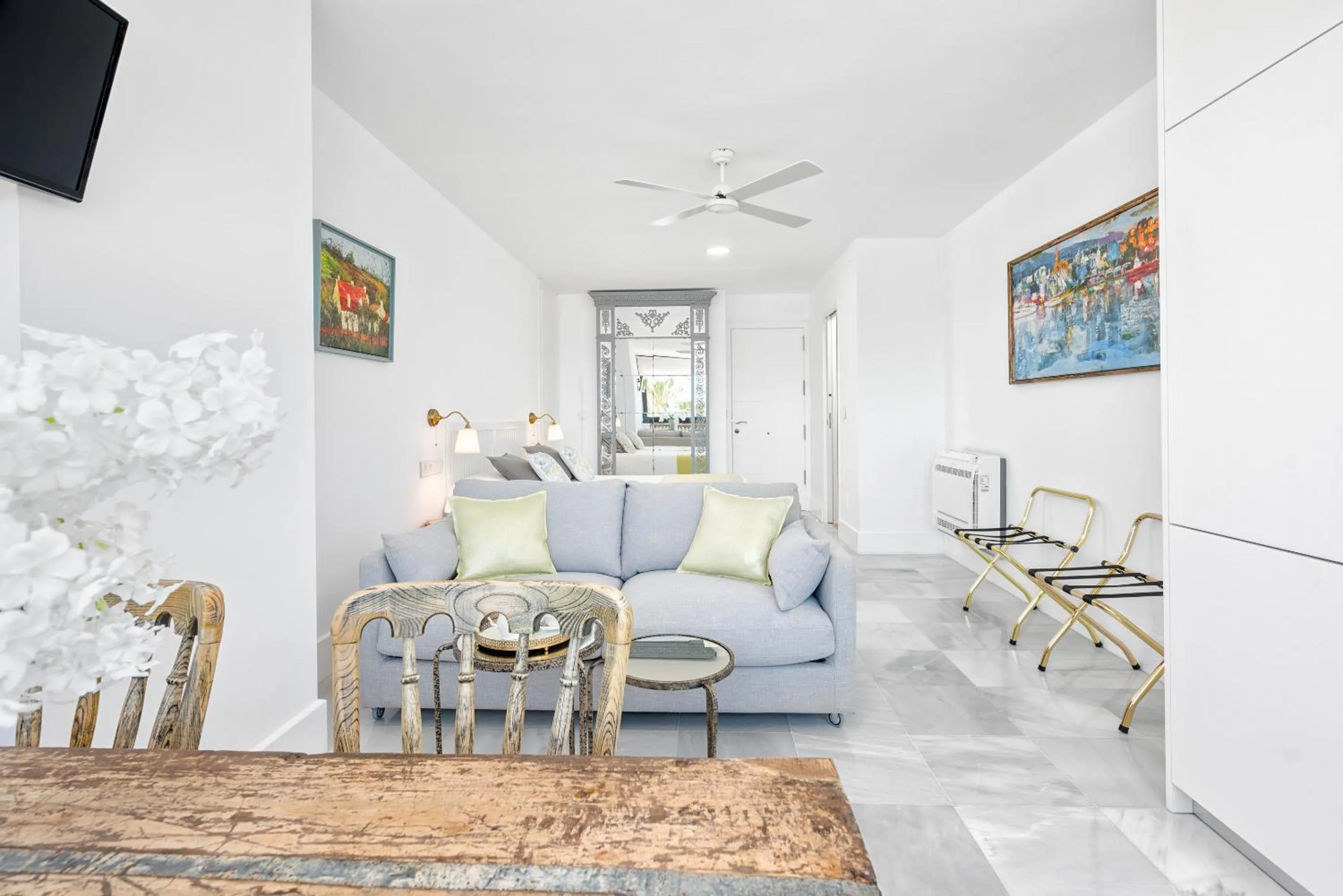 Living room in iloftmalaga Miramar