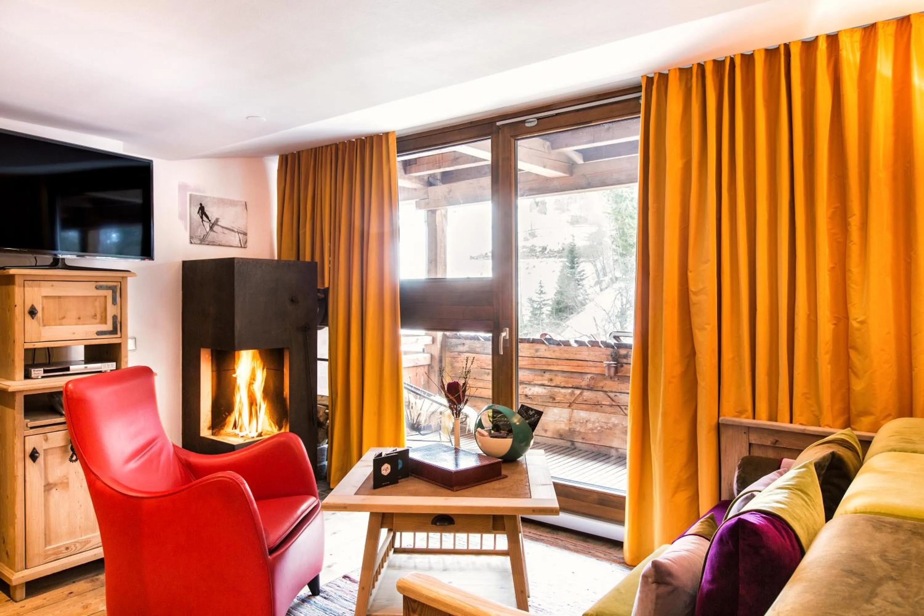 Seating area in Raffl's St. Antoner Hof