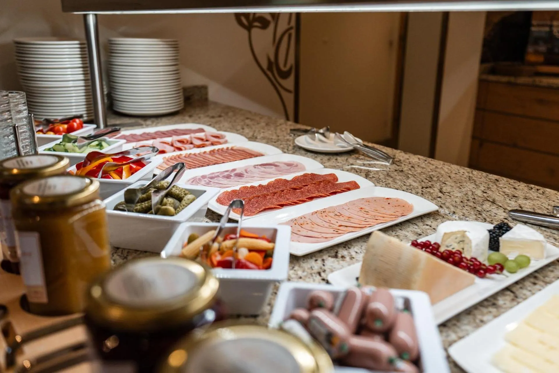 Food and drinks in Liebes Caroline 4-Sterne-Hotel