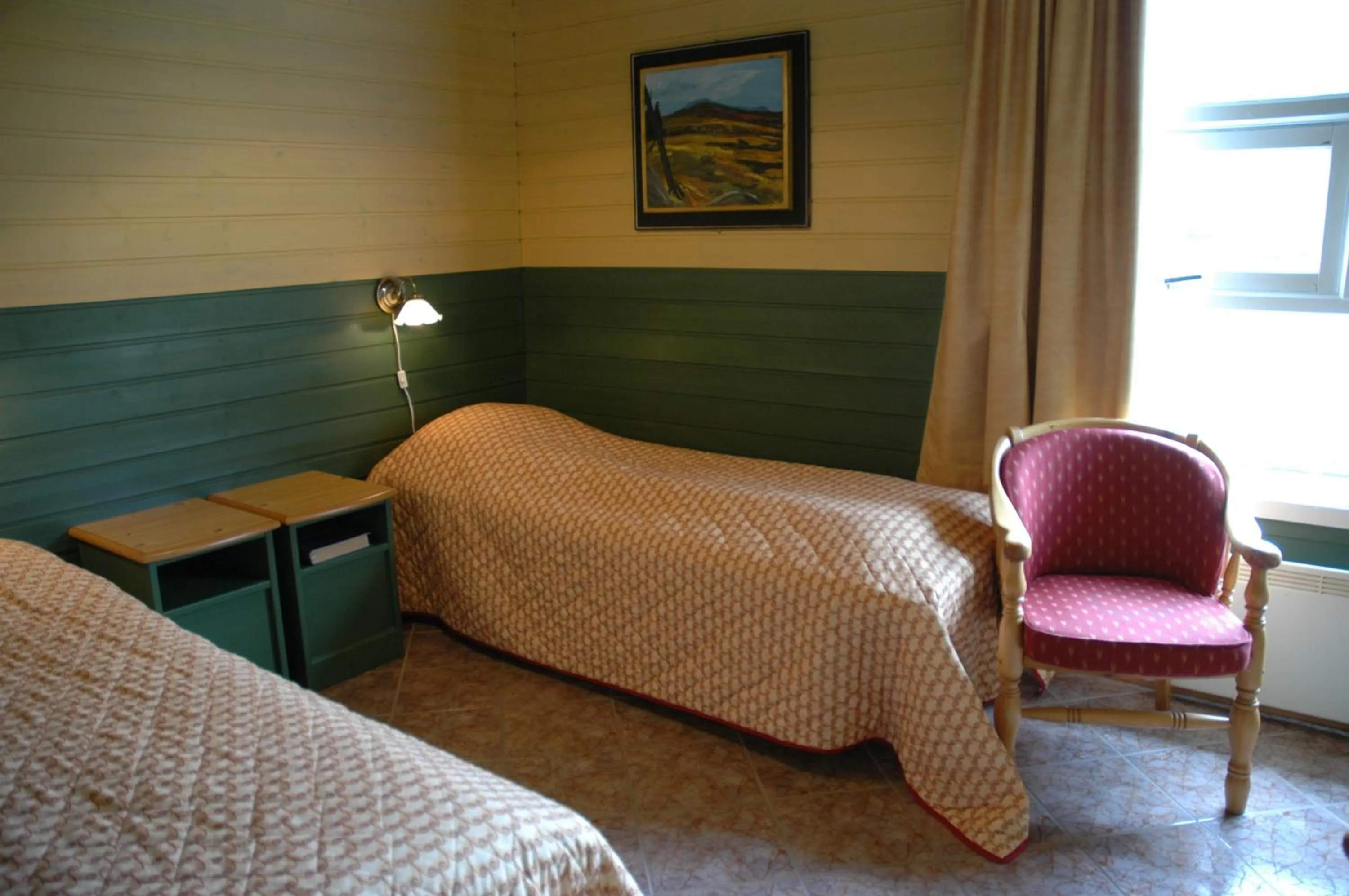Bed in Tysfjord Hotel