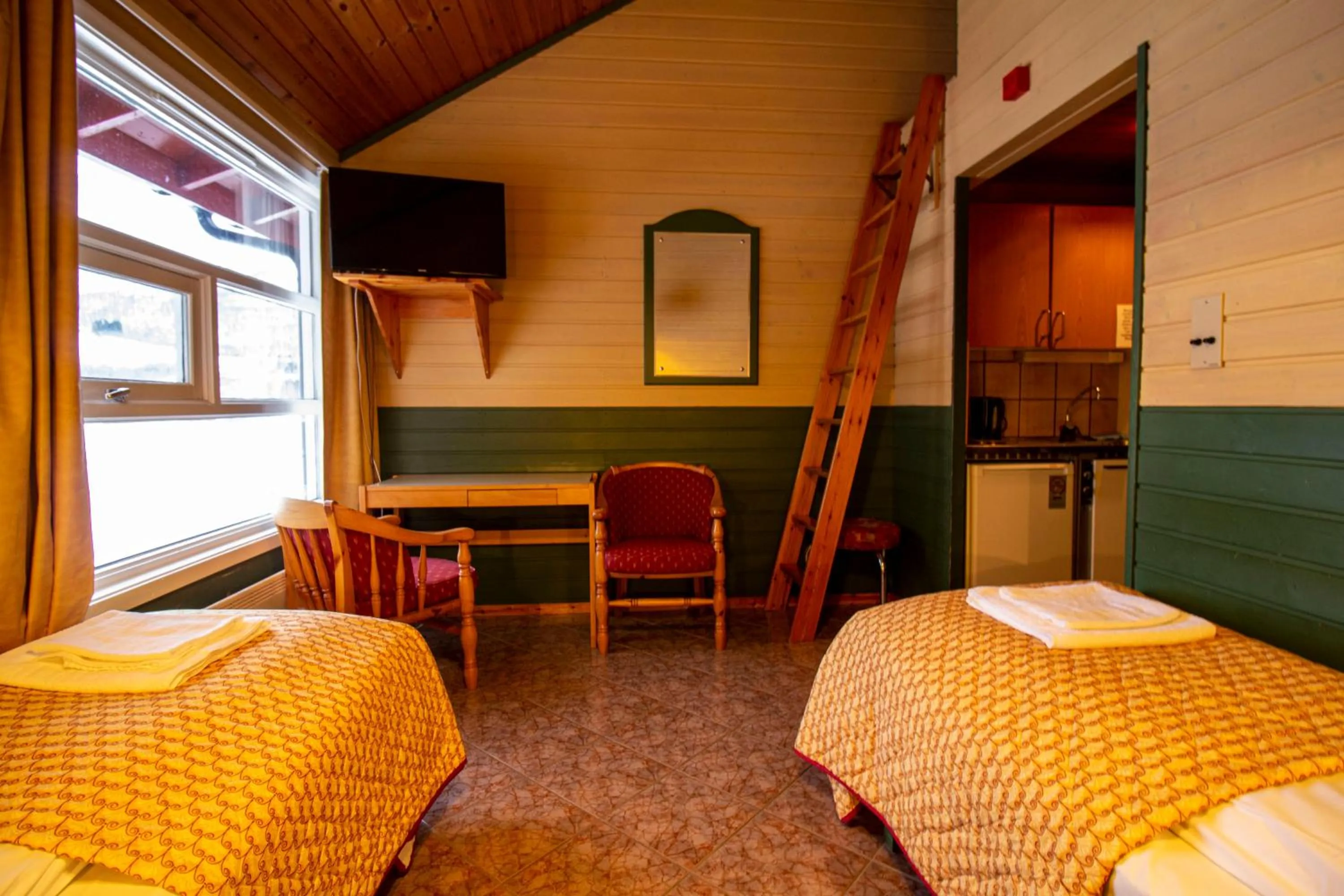 Bed in Tysfjord Hotel