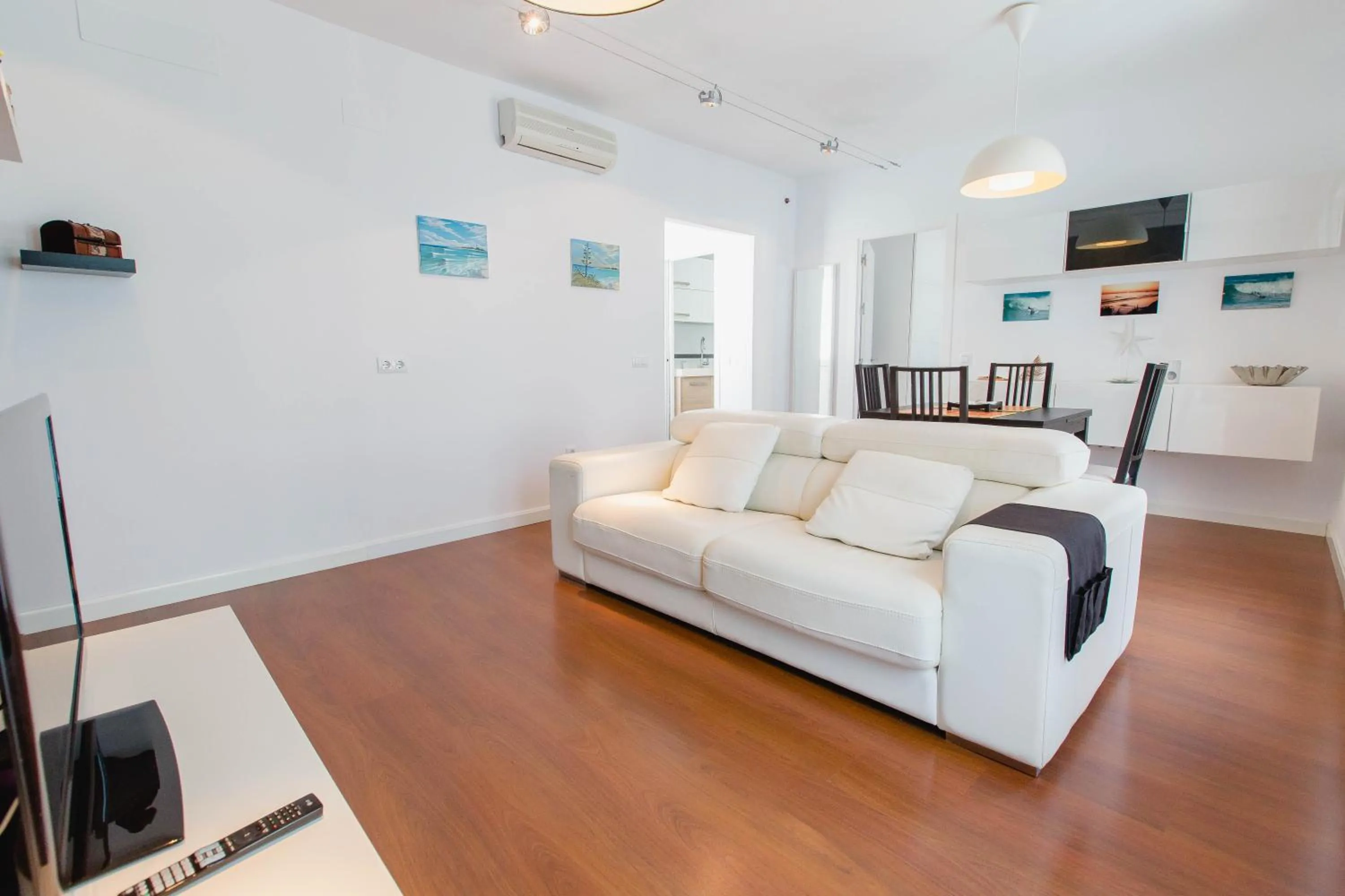 Living room in Apartamento a un pasito del mercado