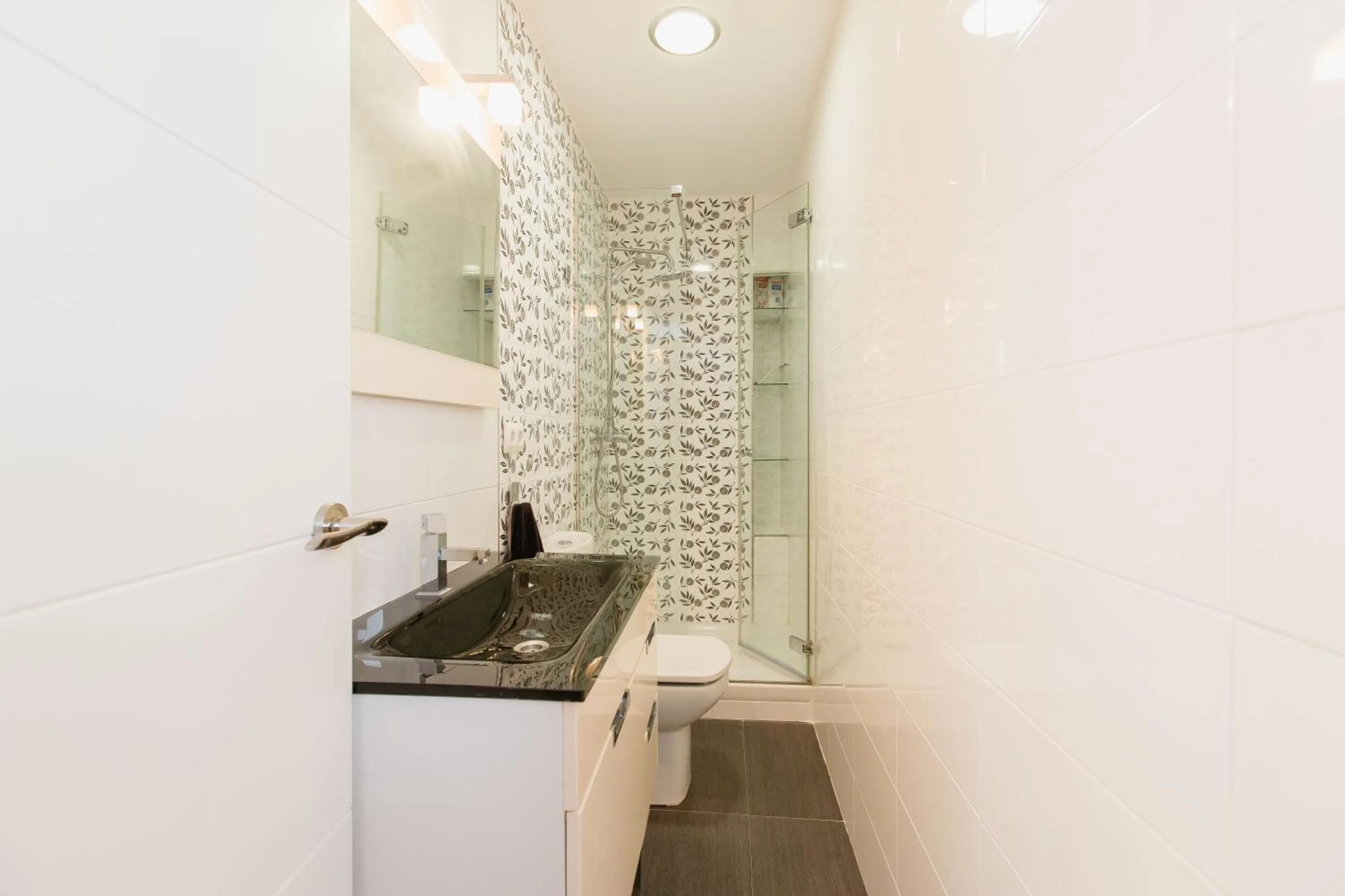 Shower in Apartamento a un pasito del mercado