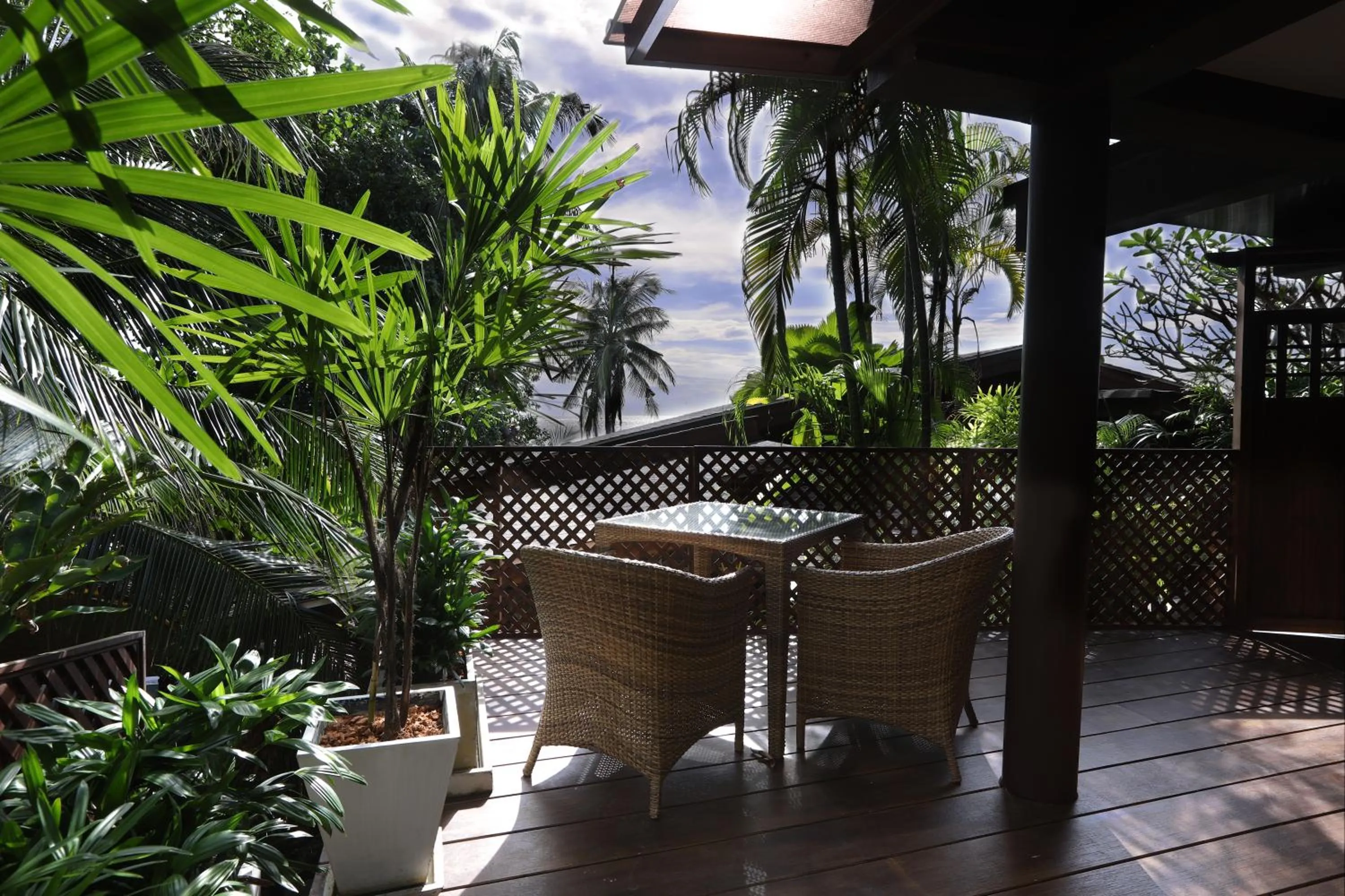 Patio in Beyond The Blue Horizon Boutique Bungalows