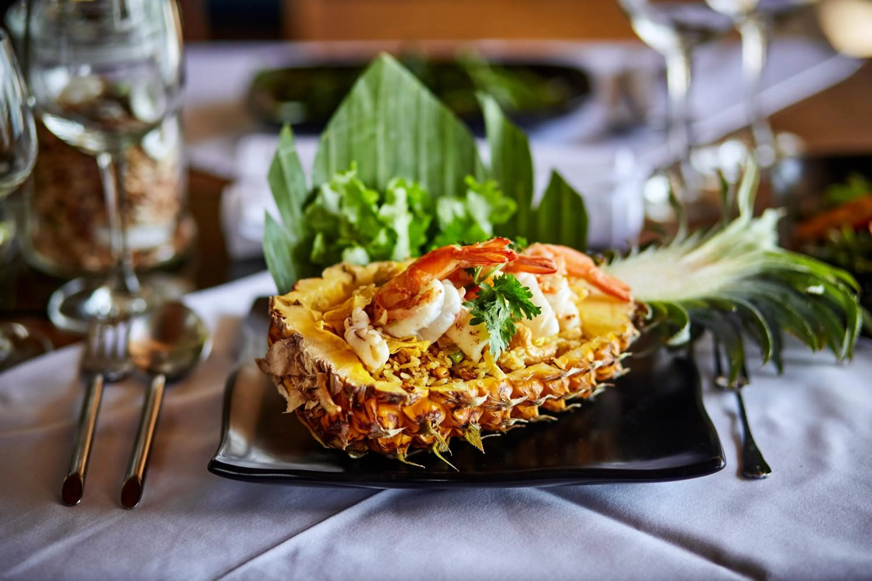 Restaurant/places to eat in Beyond The Blue Horizon Boutique Bungalows