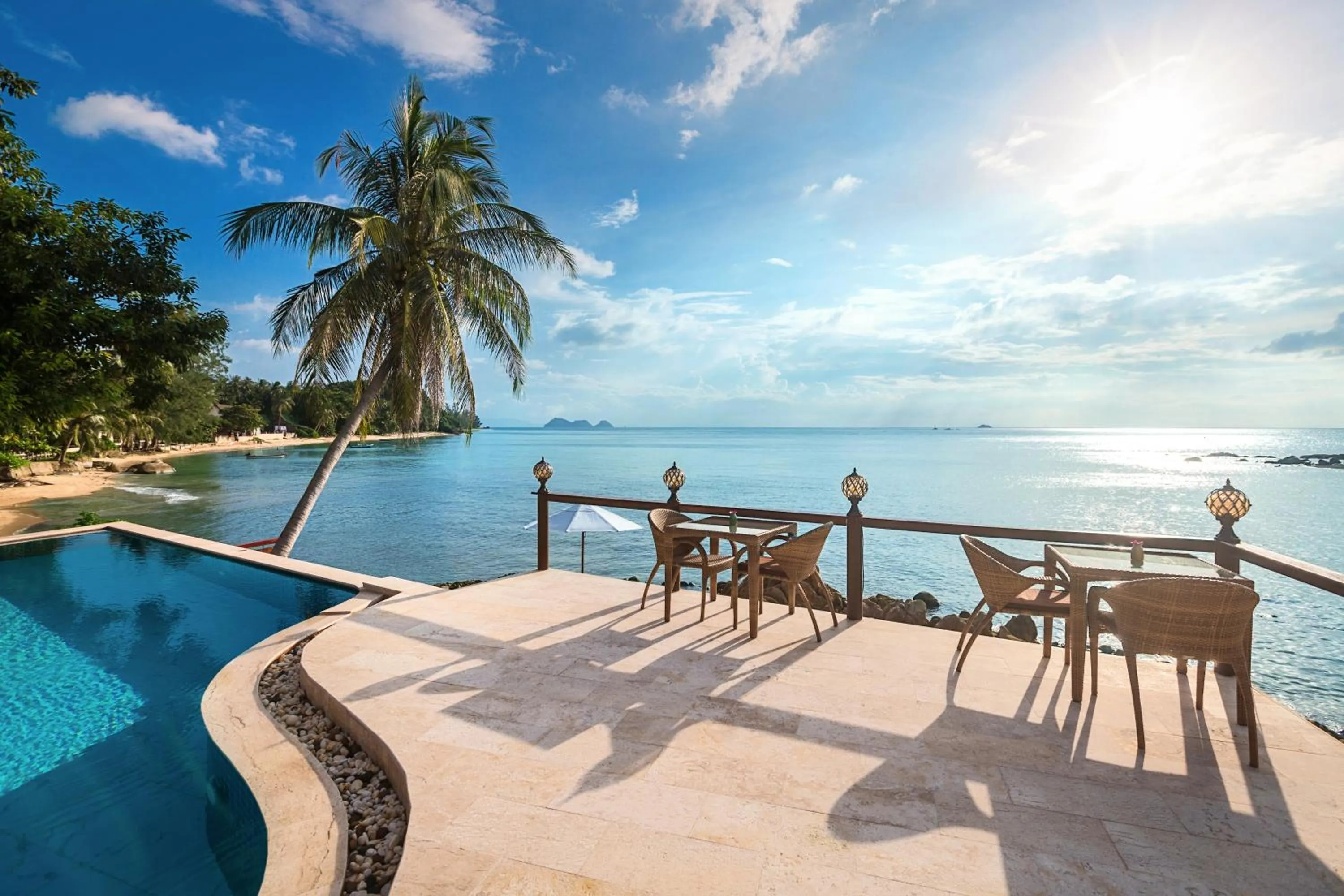 Swimming pool in Beyond The Blue Horizon Boutique Bungalows