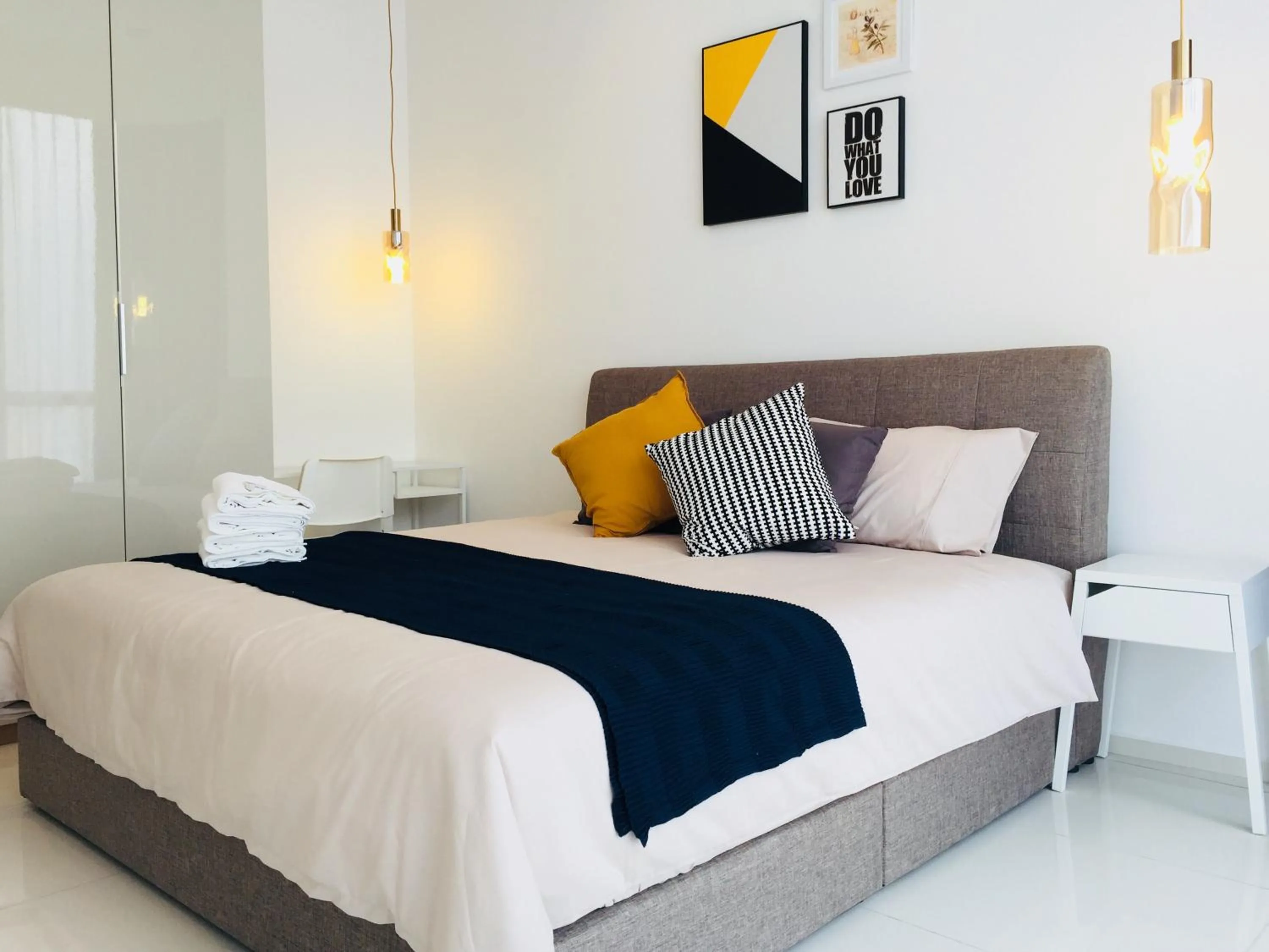 Bed in Robertson Suites Kuala Lumpur