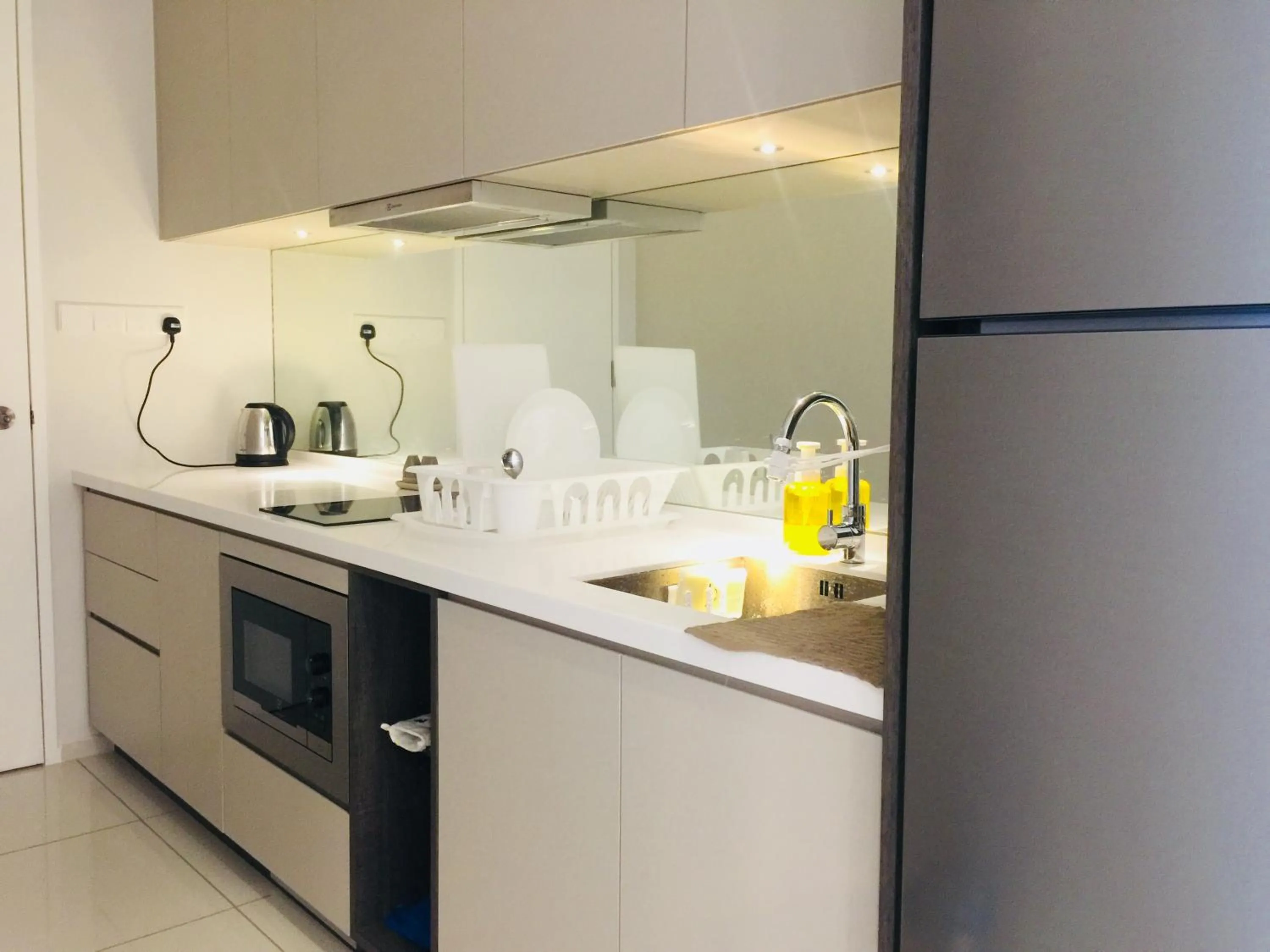 Kitchen or kitchenette in Robertson Suites Kuala Lumpur