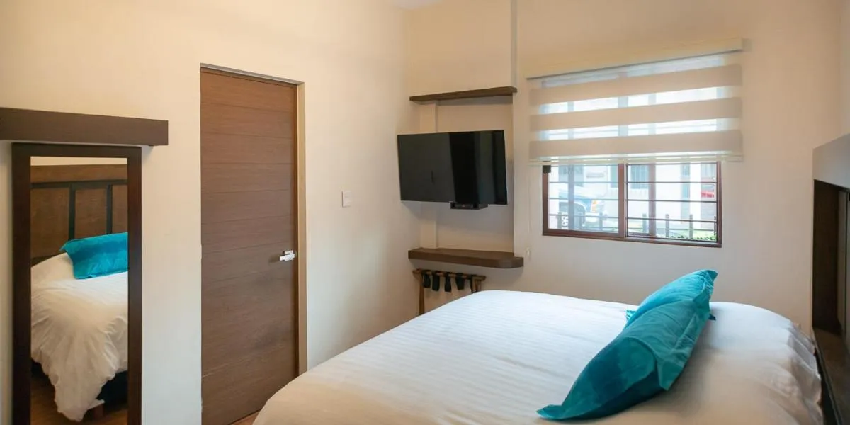 Bed in Hotel Posada XR