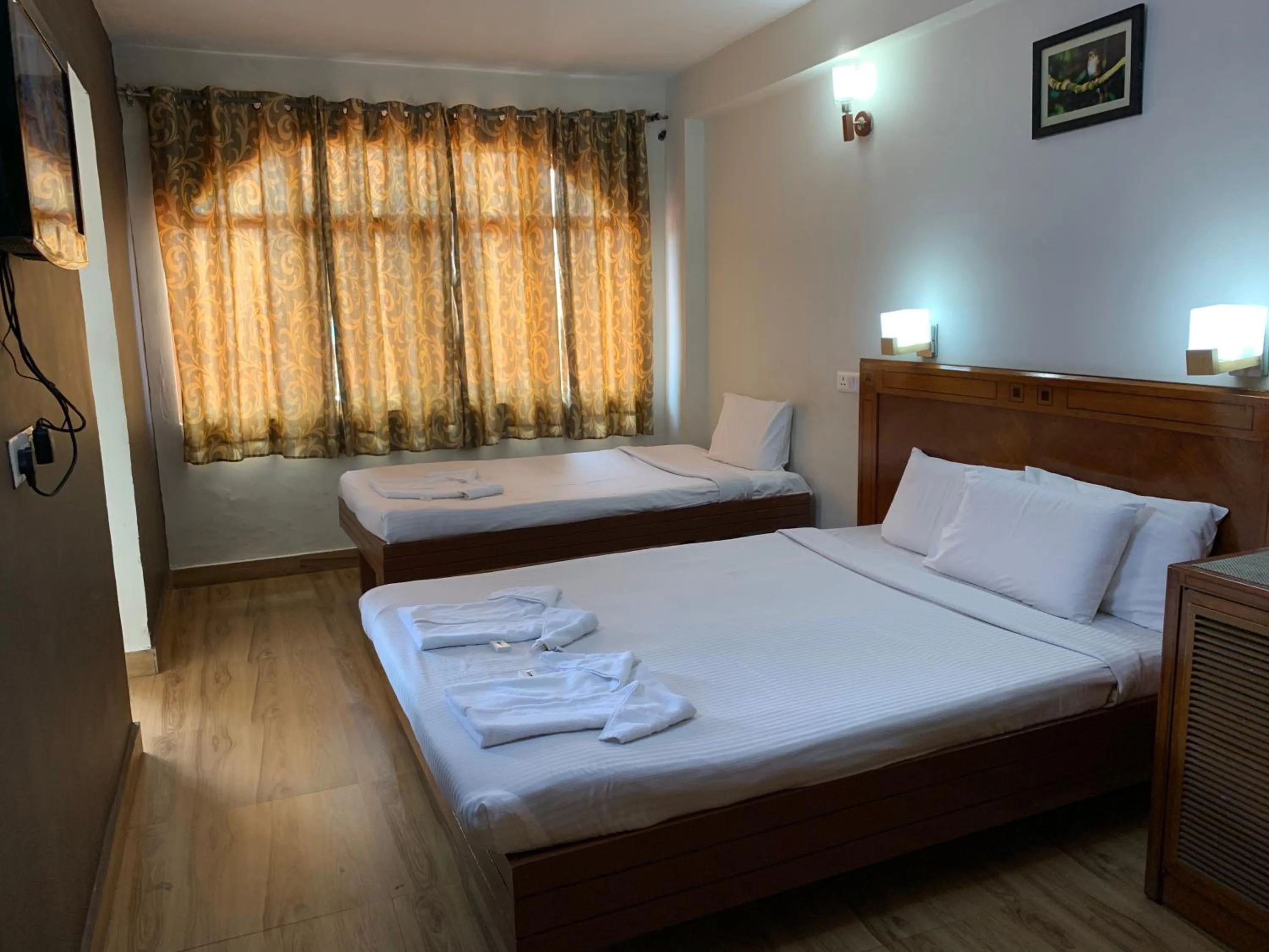 Bed in Hotel Jc Grand