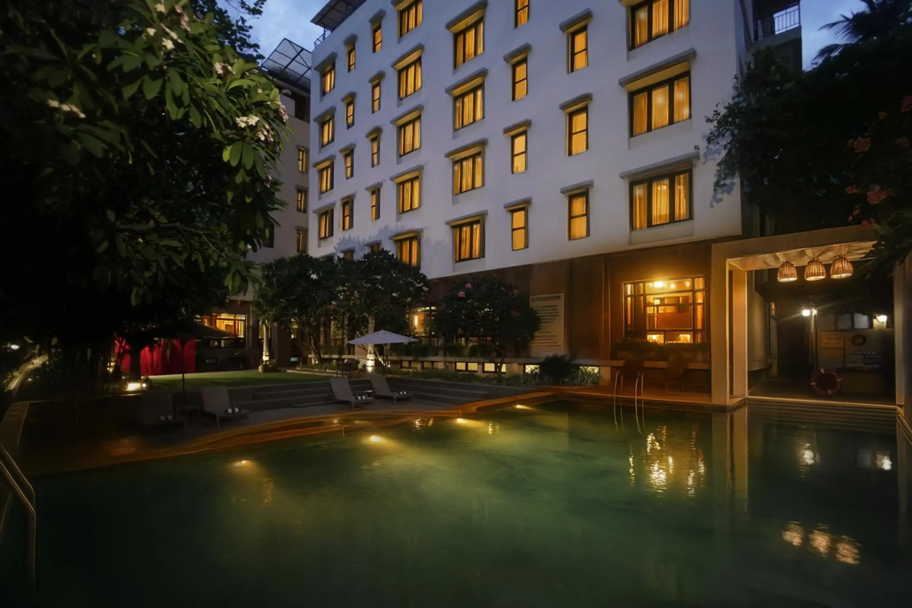 Swimming pool in JC Residency Madurai Swimming pool in JC Residency Madurai