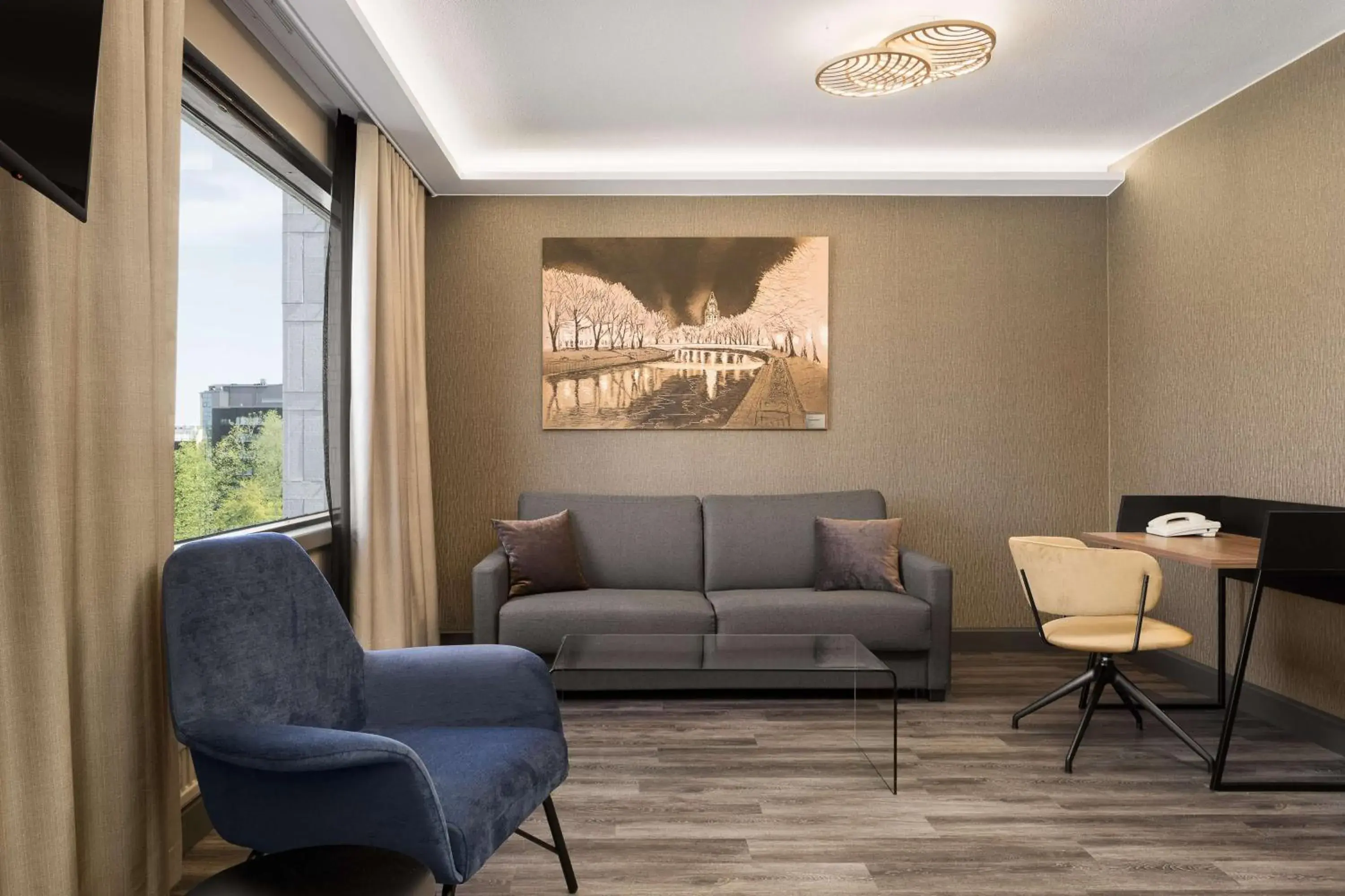 Living room in Radisson Blu Marina Palace Hotel, Turku Living room in Radisson Blu Marina Palace Hotel, Turku